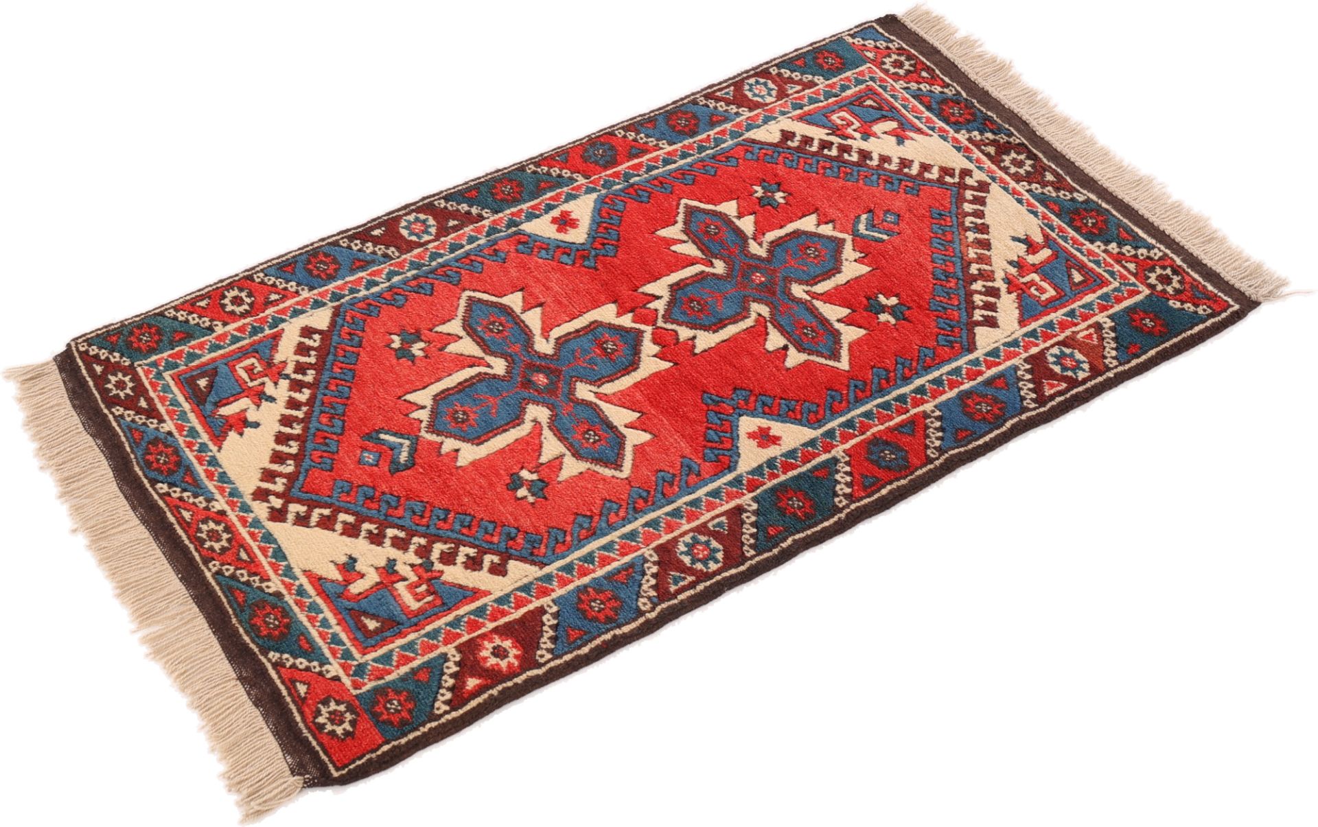 Perserteppich aus Iran, 124 × 72 cm