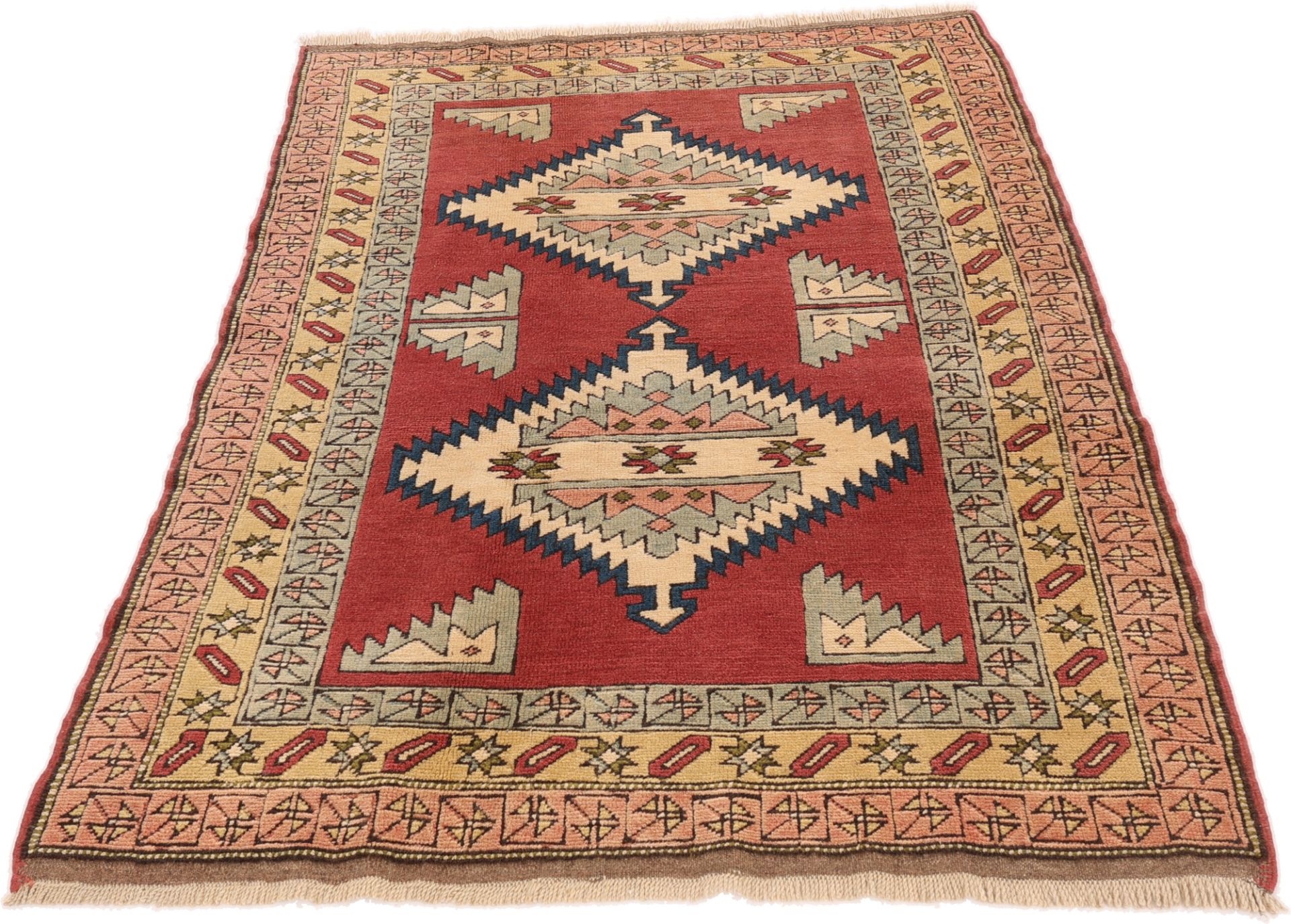 Perserteppich 182 × 132 cm aus Wolle, handgeknüpft