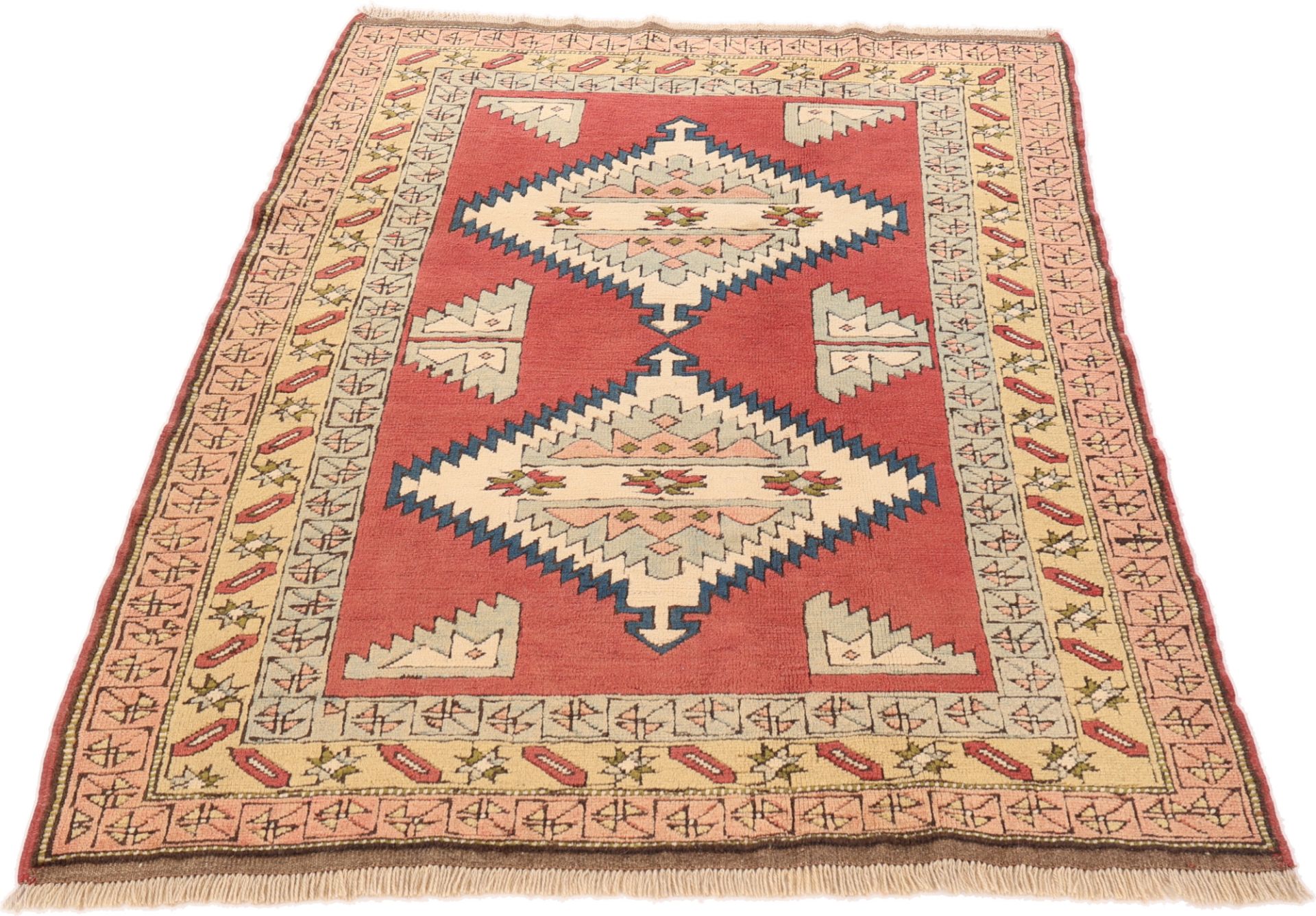Perserteppich 182 × 132 cm aus Wolle, handgeknüpft
