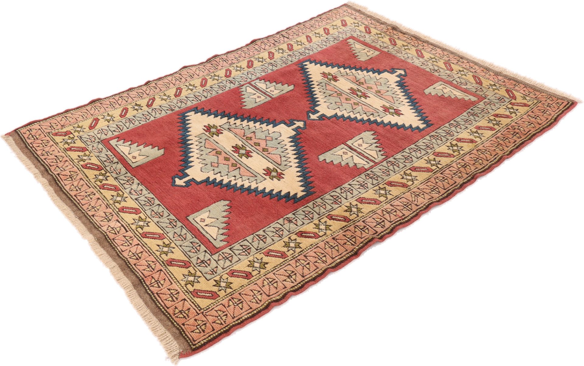 Perserteppich 182 × 132 cm aus Wolle, handgeknüpft