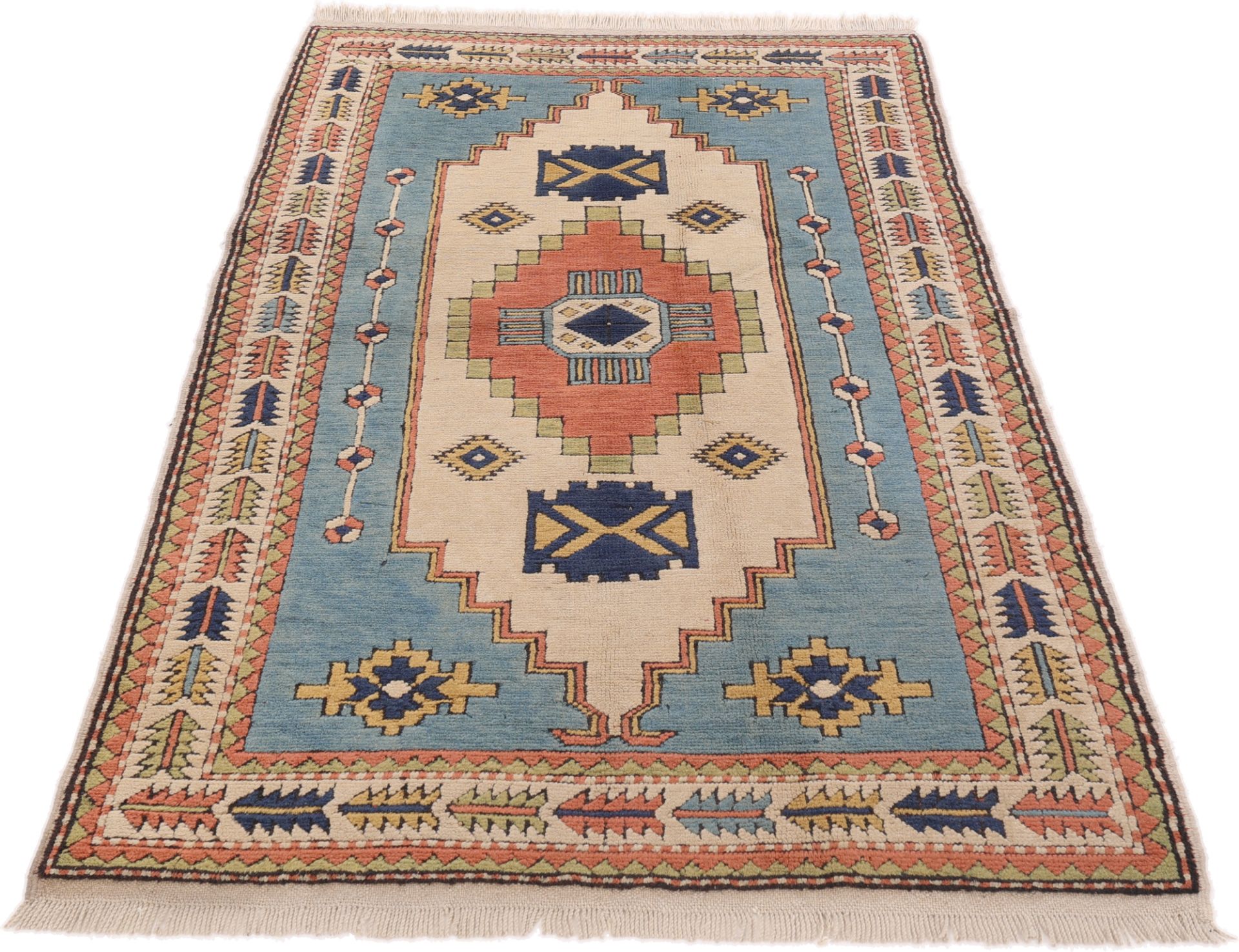 Handgeknüpfter Perserteppich 213 × 128 cm