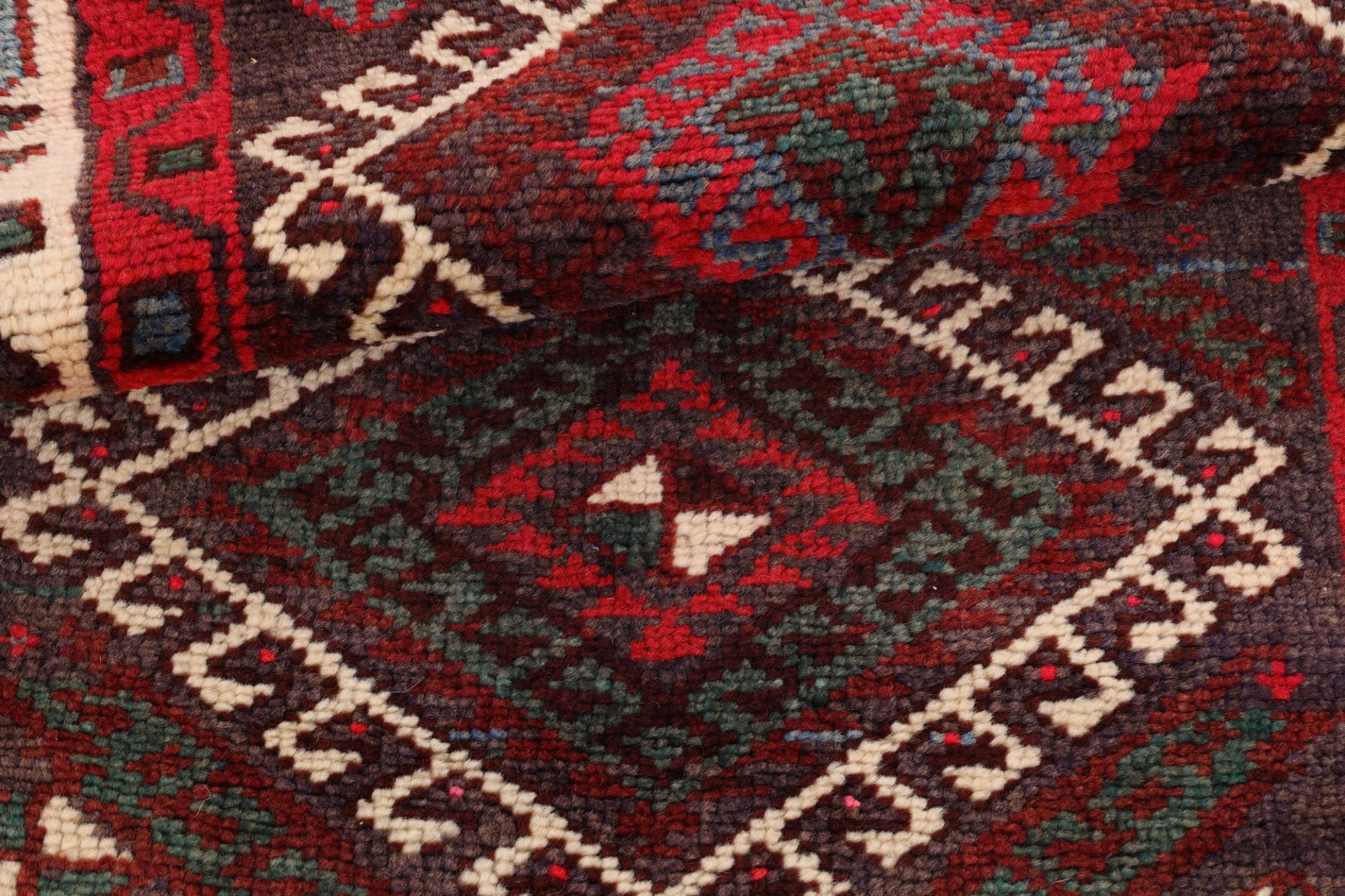 Perserteppich 195 × 109 cm aus Wolle, handgeknüpft