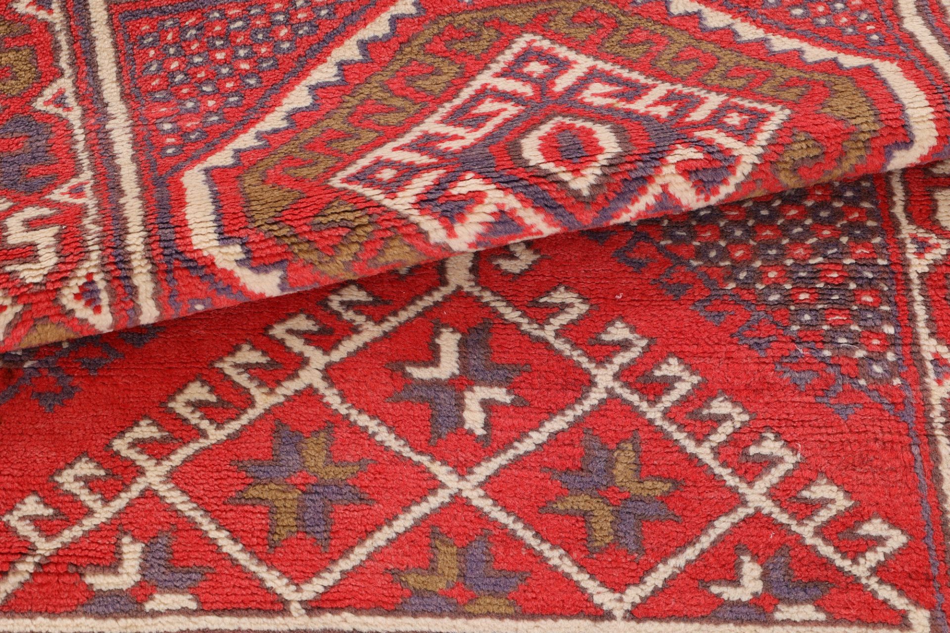 Handgeknüpfter Perserteppich 225 × 77 cm