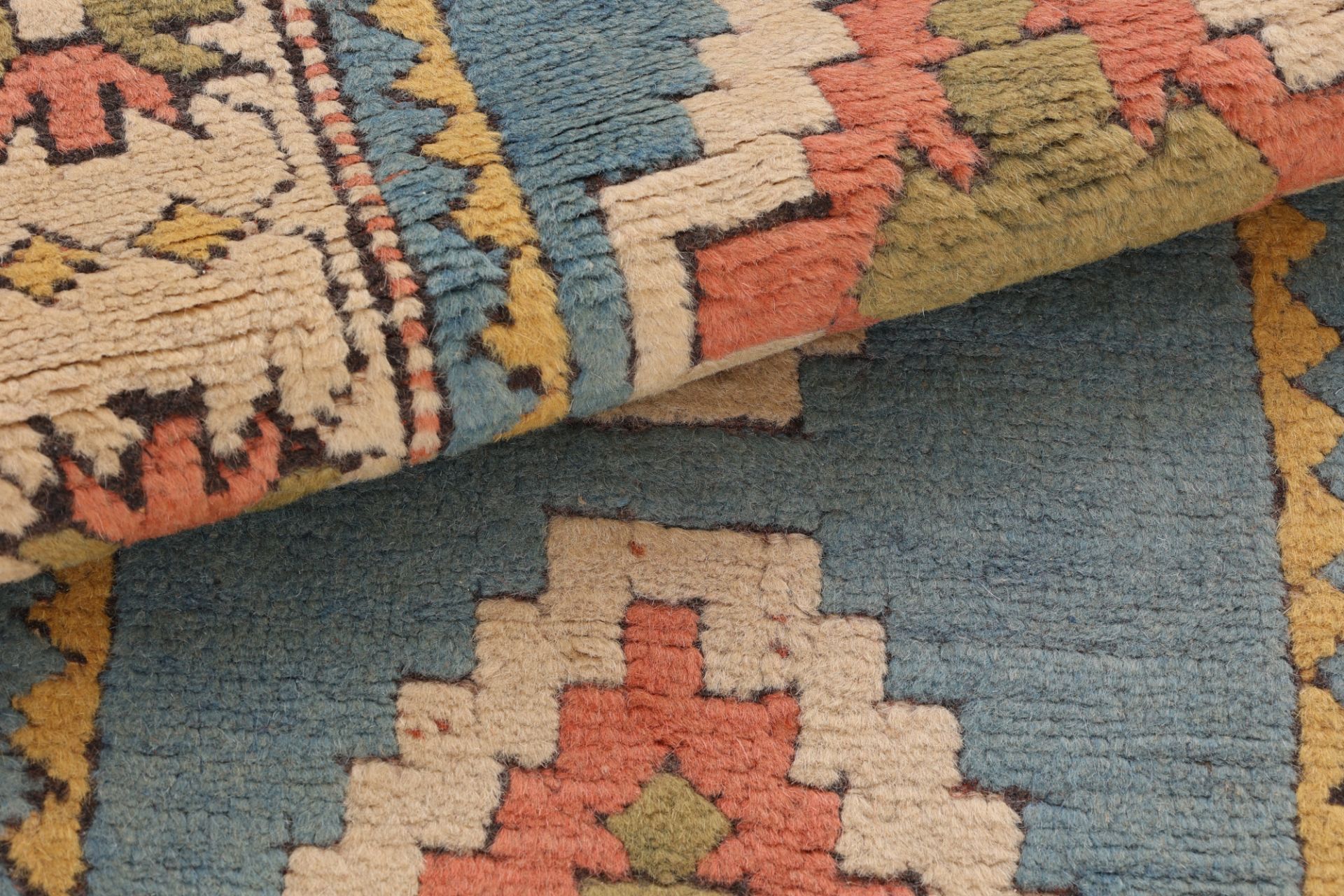Handgeknüpfter Perserteppich, 262 × 90 cm, Wolle