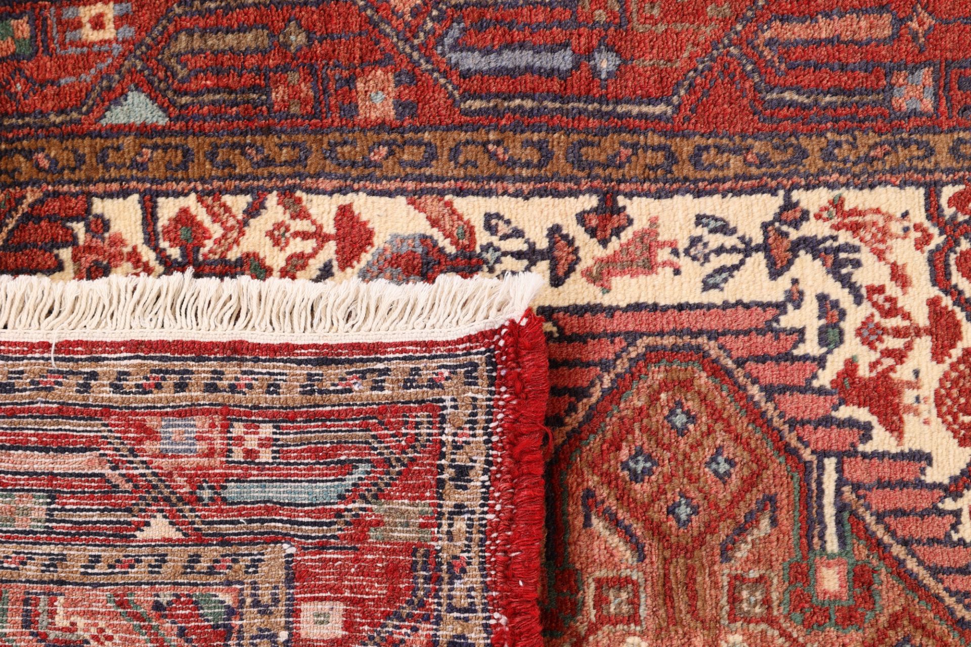 Handgeknüpfter Hamadan Perserteppich, 80 × 280 cm, Wolle