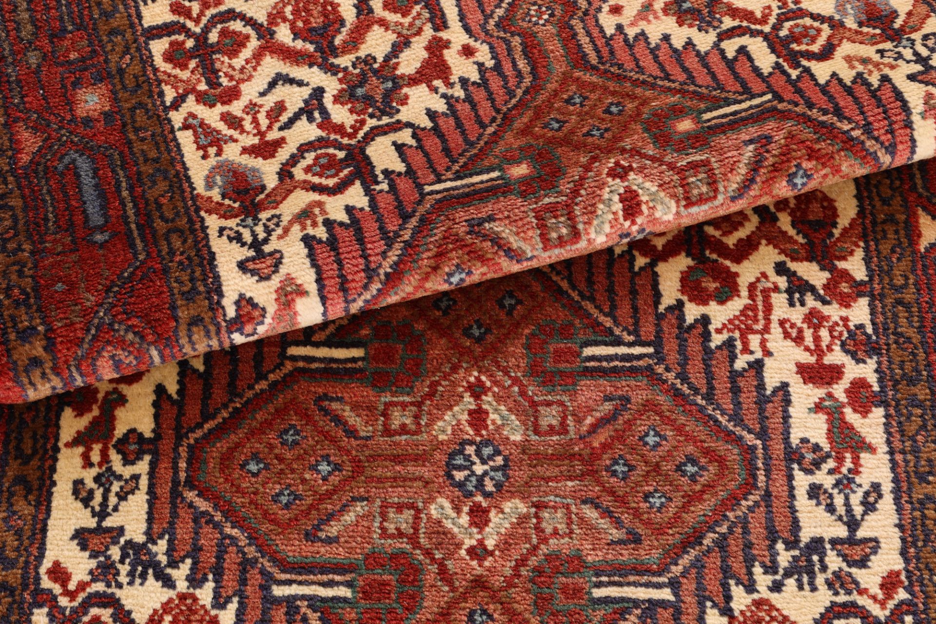 Handgeknüpfter Hamadan Perserteppich, 80 × 280 cm, Wolle