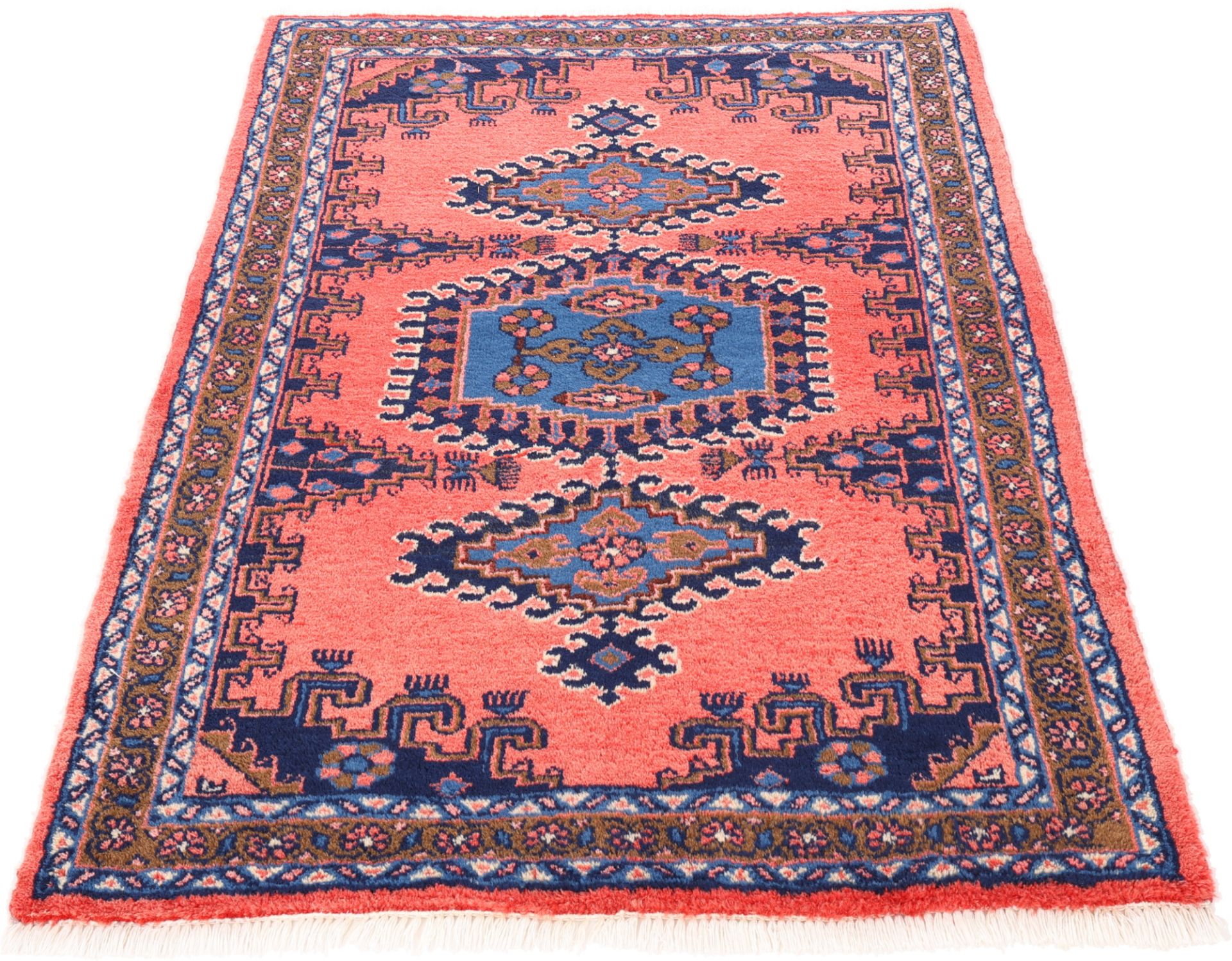 Hamadan Perserteppich 116 × 164 cm aus Wolle, handgeknüpft