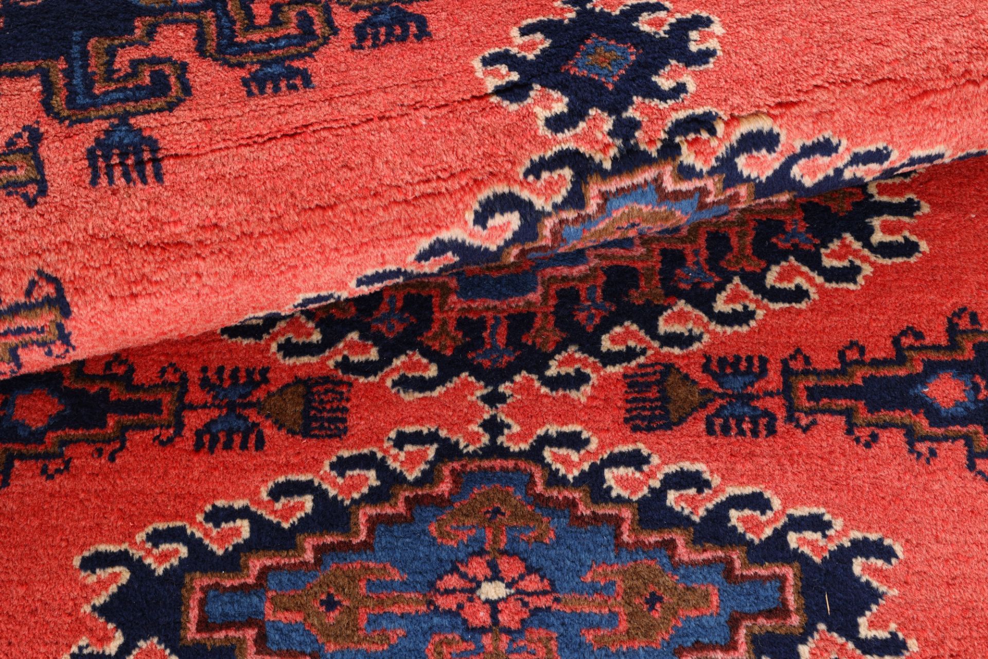 Hamadan Perserteppich 116 × 164 cm aus Wolle, handgeknüpft