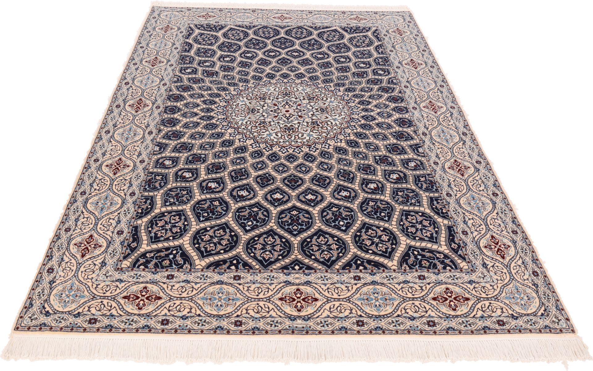 Handgeknüpfter Nain Perserteppich 153 × 243 cm