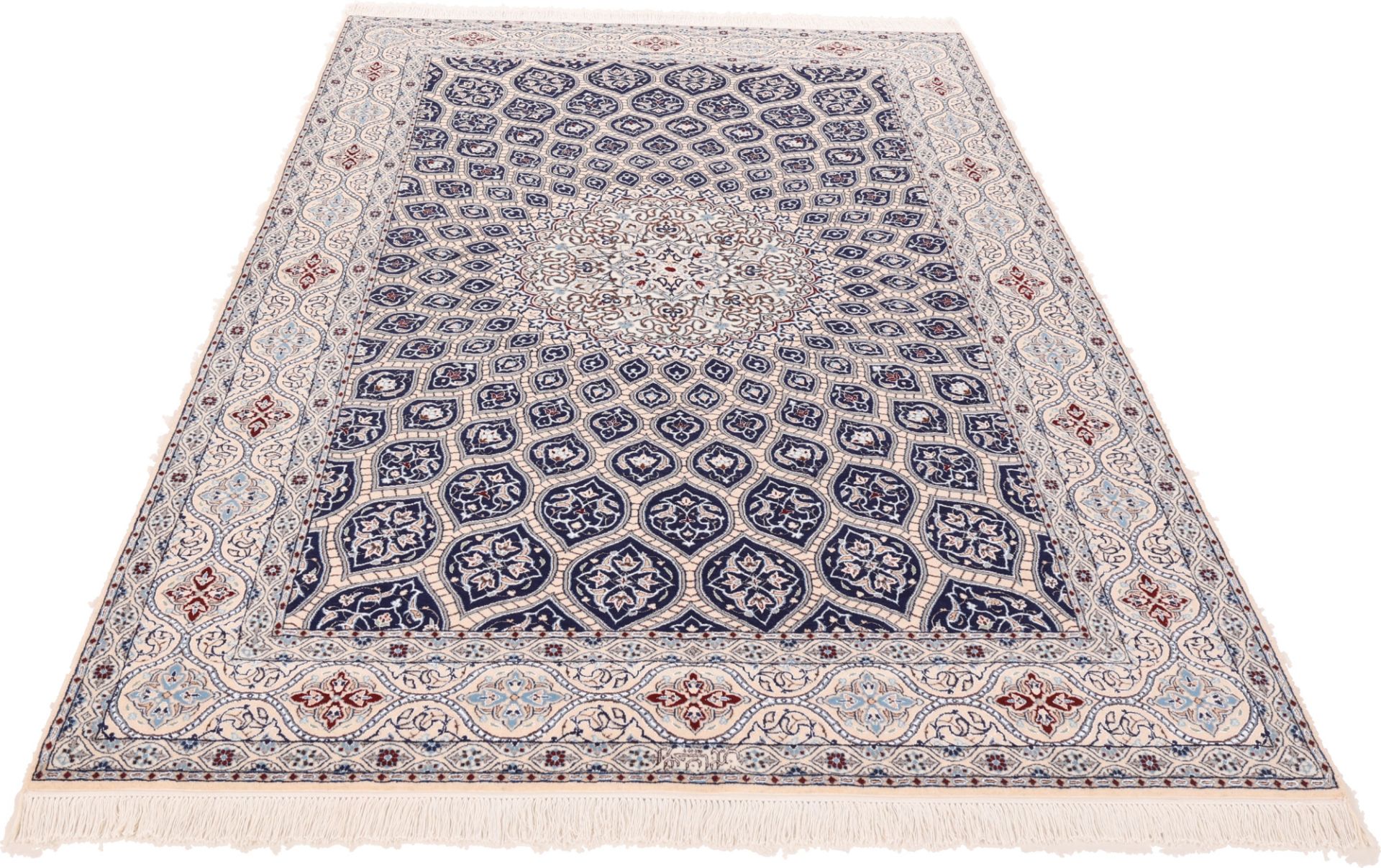 Handgeknüpfter Nain Perserteppich 153 × 243 cm