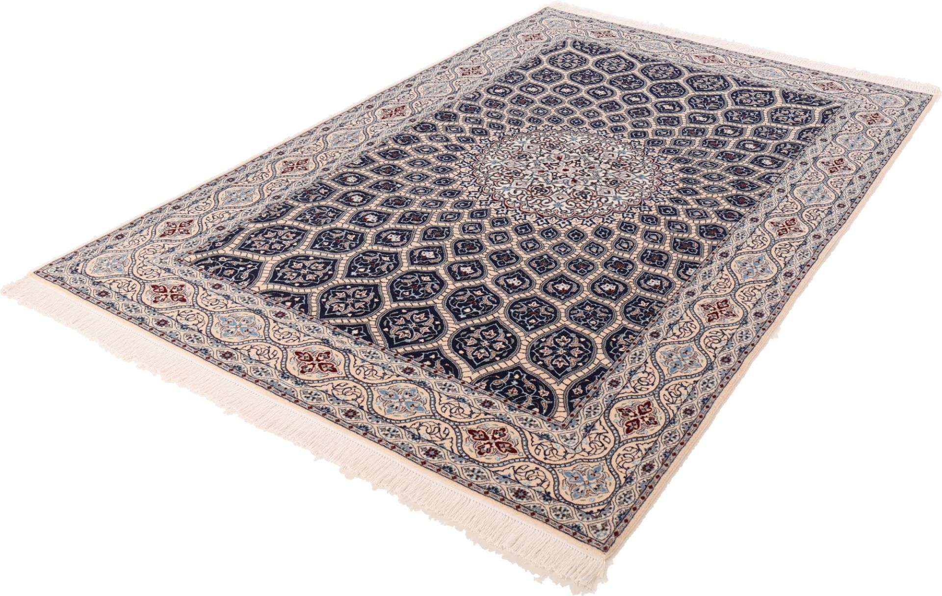 Handgeknüpfter Nain Perserteppich 153 × 243 cm