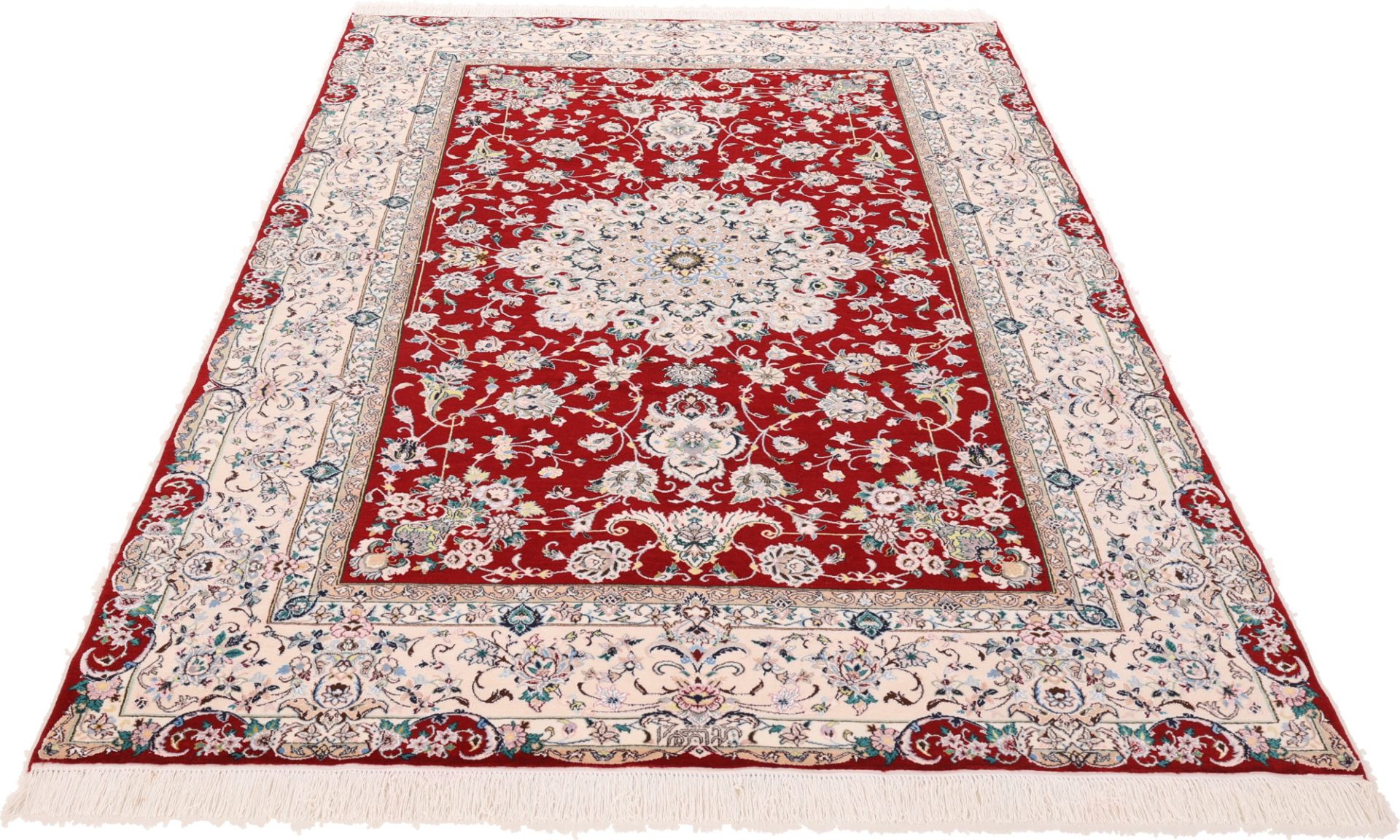 Handgeknüpfter Nain Perserteppich 154 × 230 cm