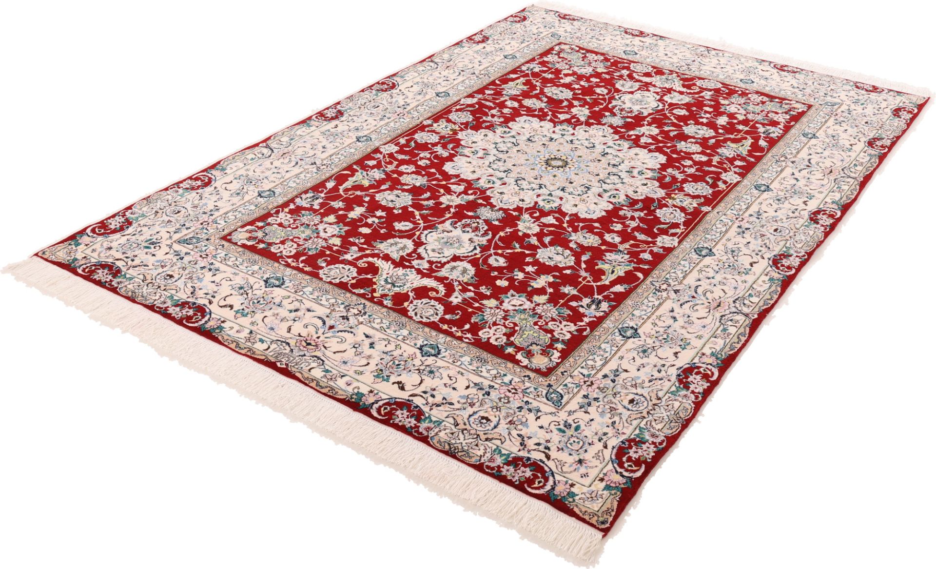 Handgeknüpfter Nain Perserteppich 154 × 230 cm