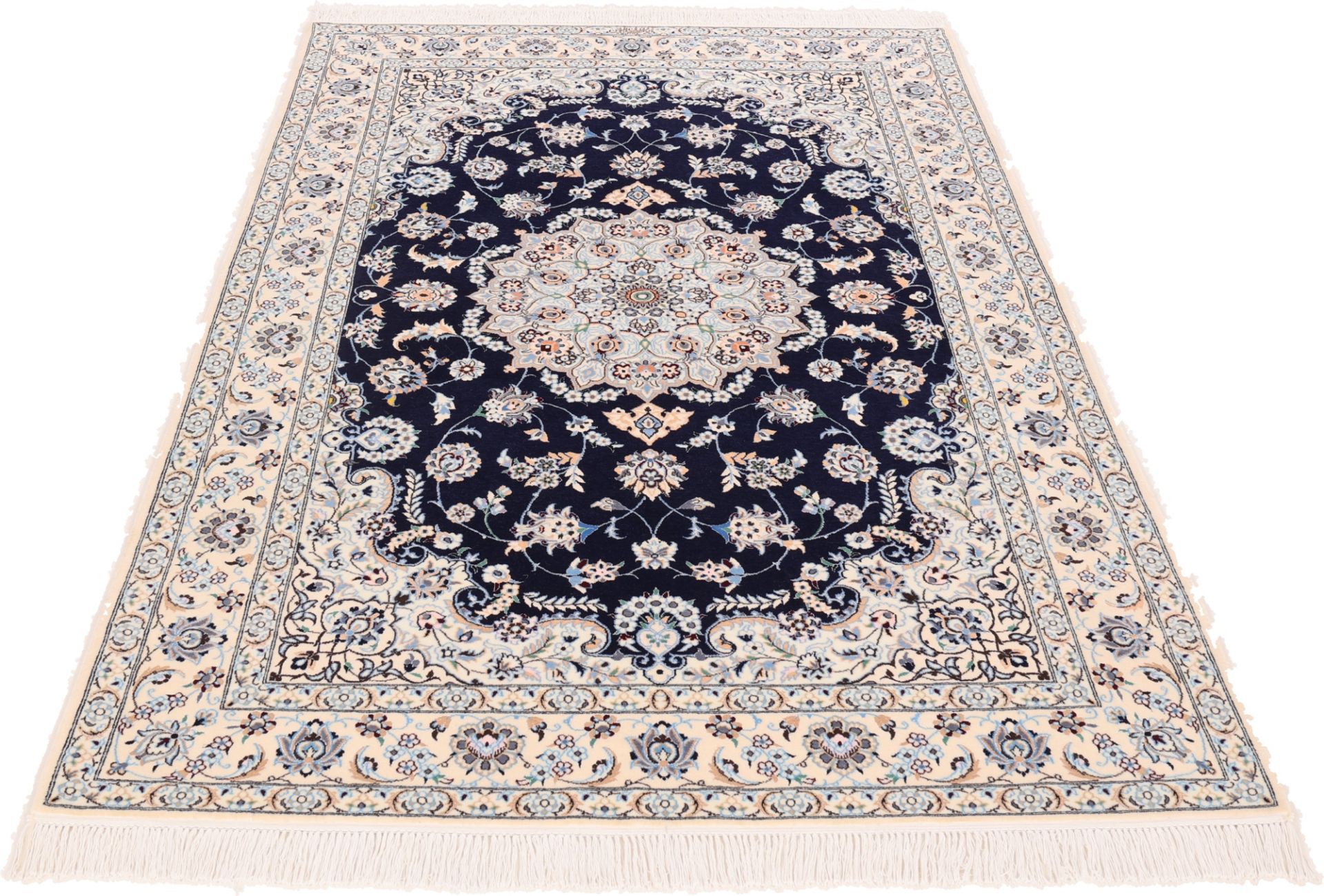 Nain Perserteppich 130 × 204 cm aus Wolle, handgeknüpft