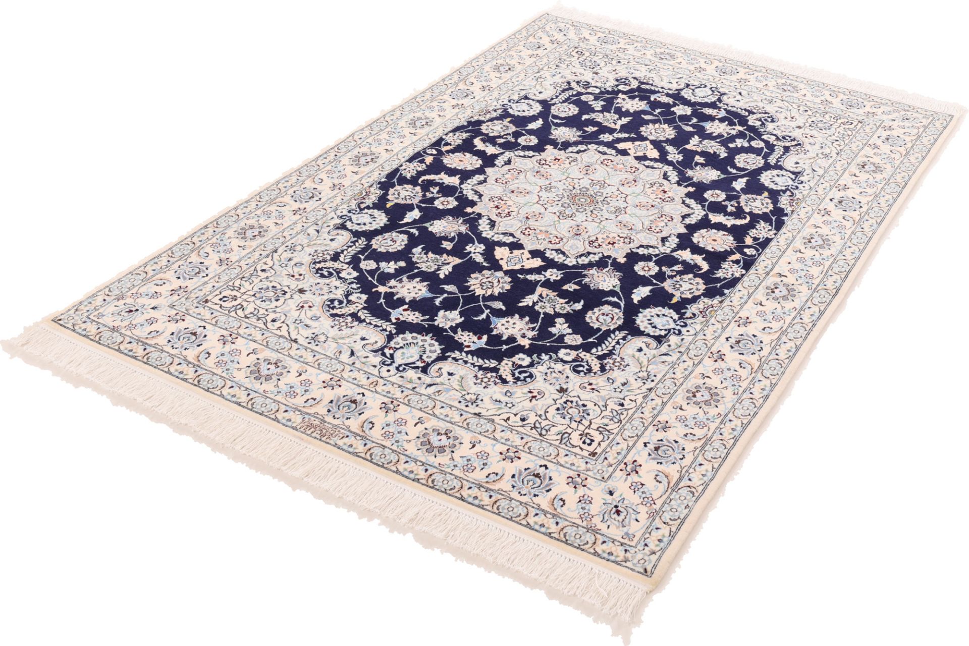 Nain Perserteppich 130 × 204 cm aus Wolle, handgeknüpft