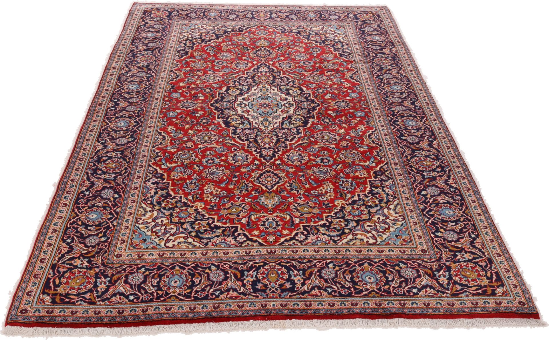 Kashan Perserteppich 190 × 314 cm aus Wolle, handgeknüpft