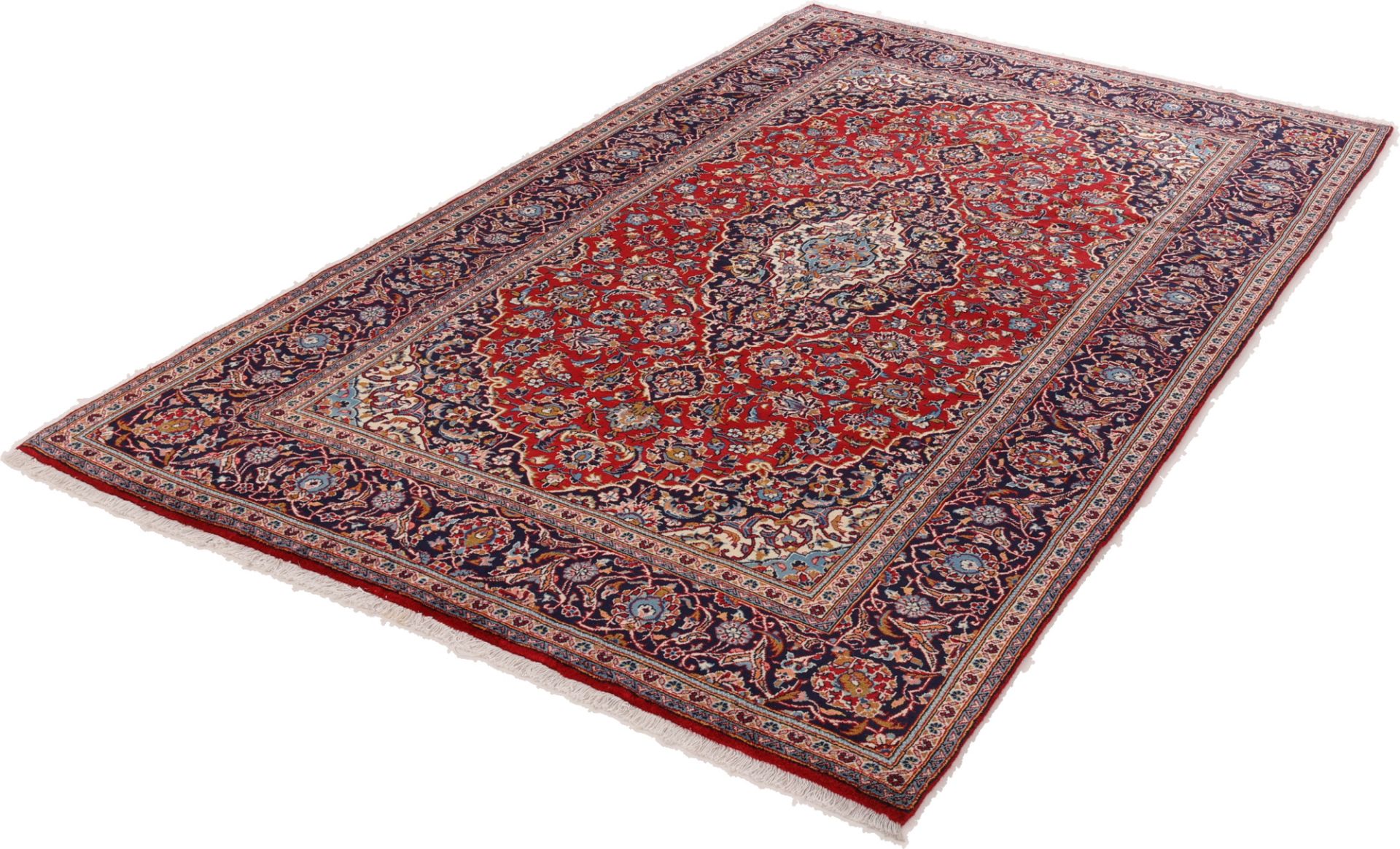 Kashan Perserteppich 190 × 314 cm aus Wolle, handgeknüpft