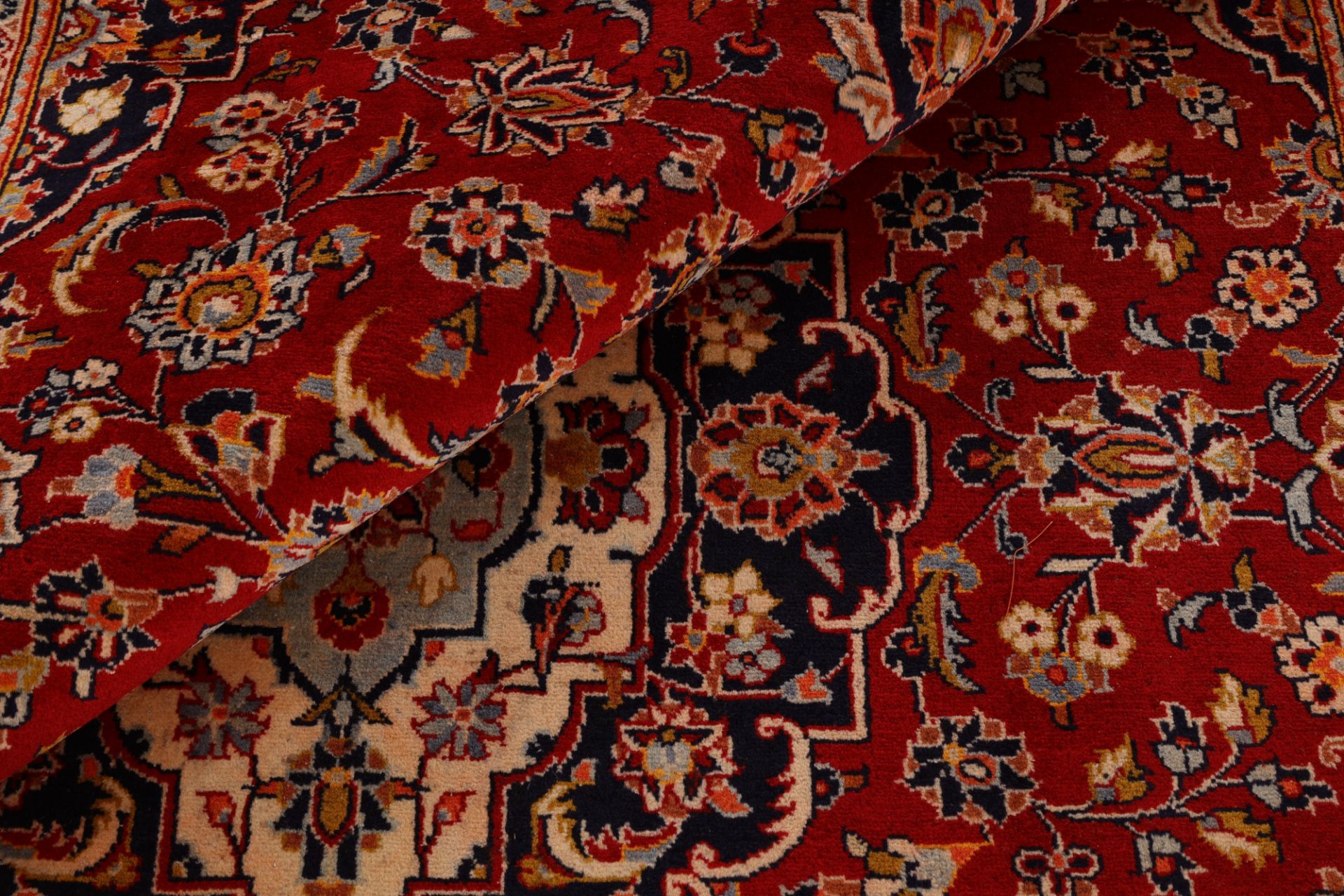 Handgeknüpfter Kashan Perserteppich, 195 × 290 cm, Wolle