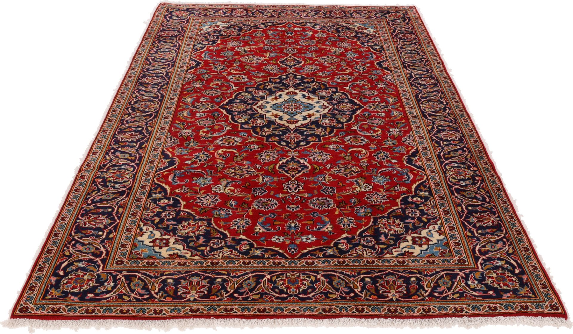 Kashan Perserteppich aus Iran, 190 × 310 cm
