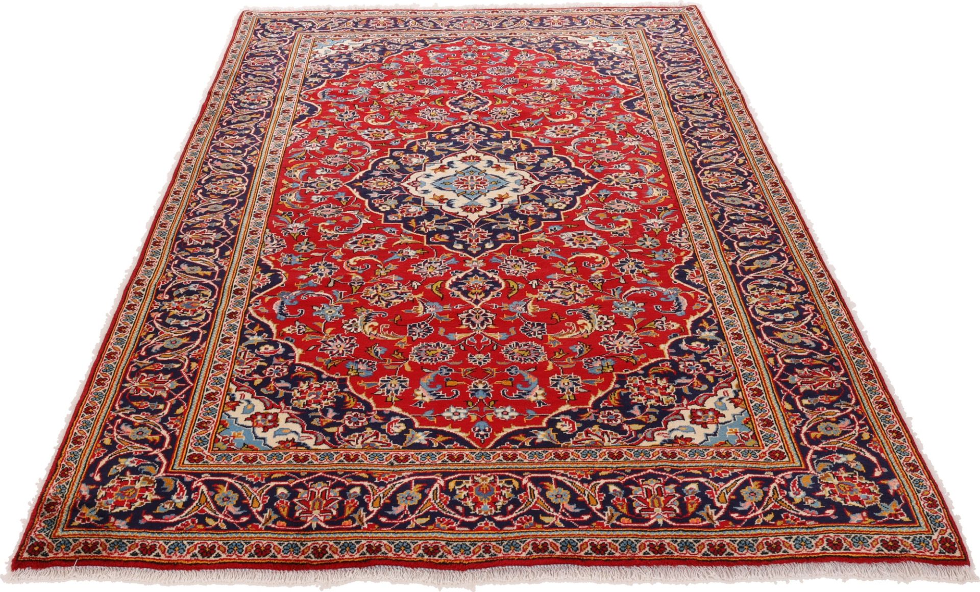 Kashan Perserteppich aus Iran, 190 × 310 cm