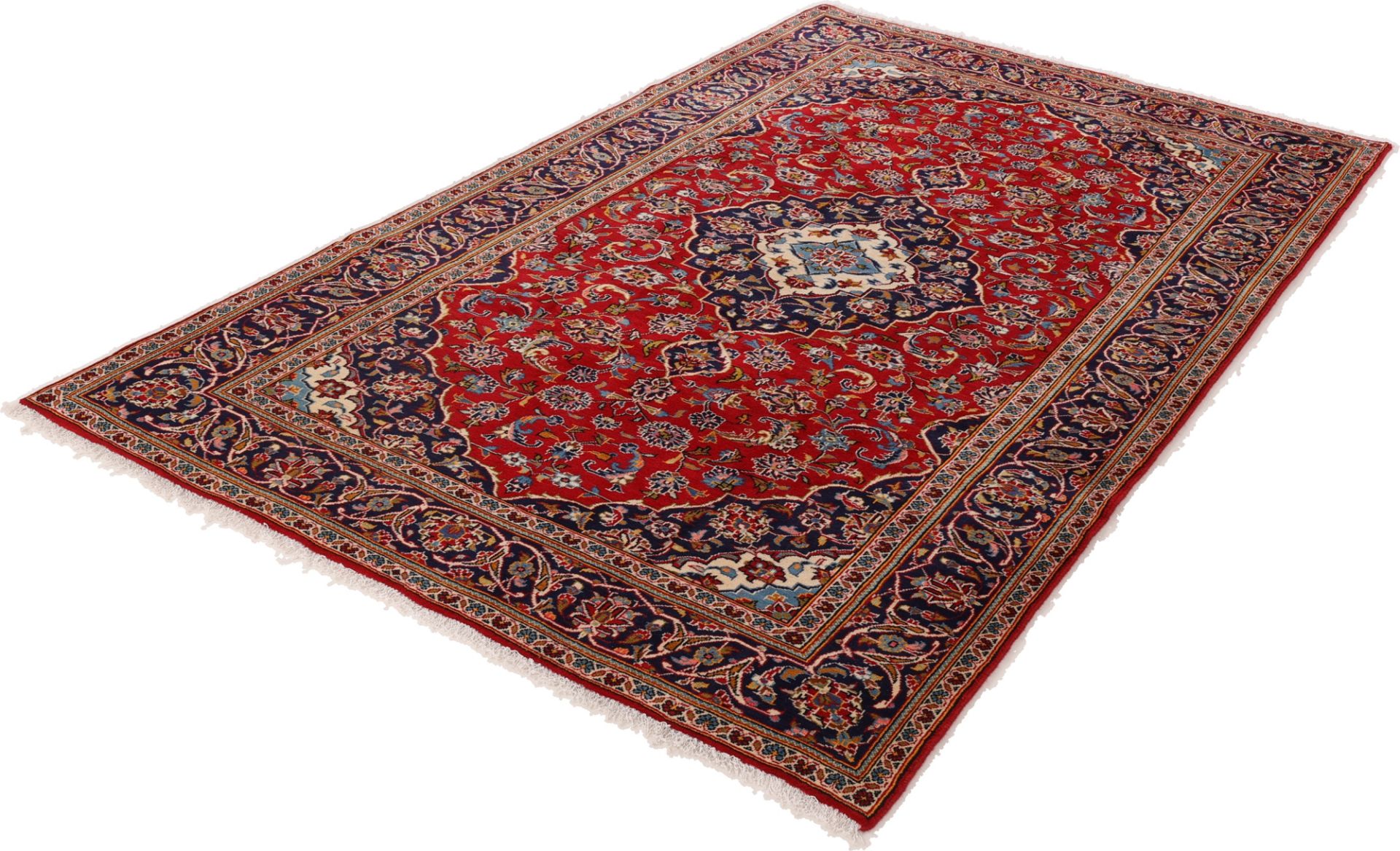 Kashan Perserteppich aus Iran, 190 × 310 cm