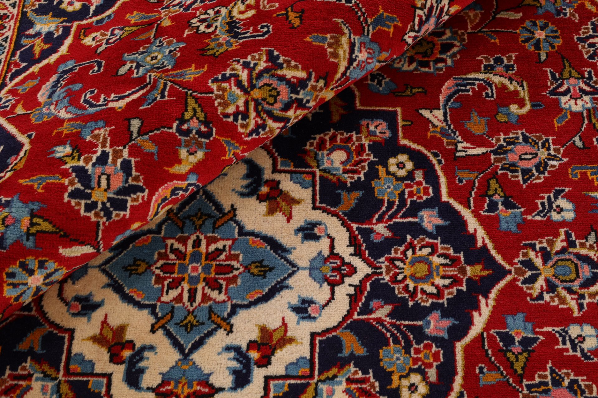 Kashan Perserteppich aus Iran, 190 × 310 cm