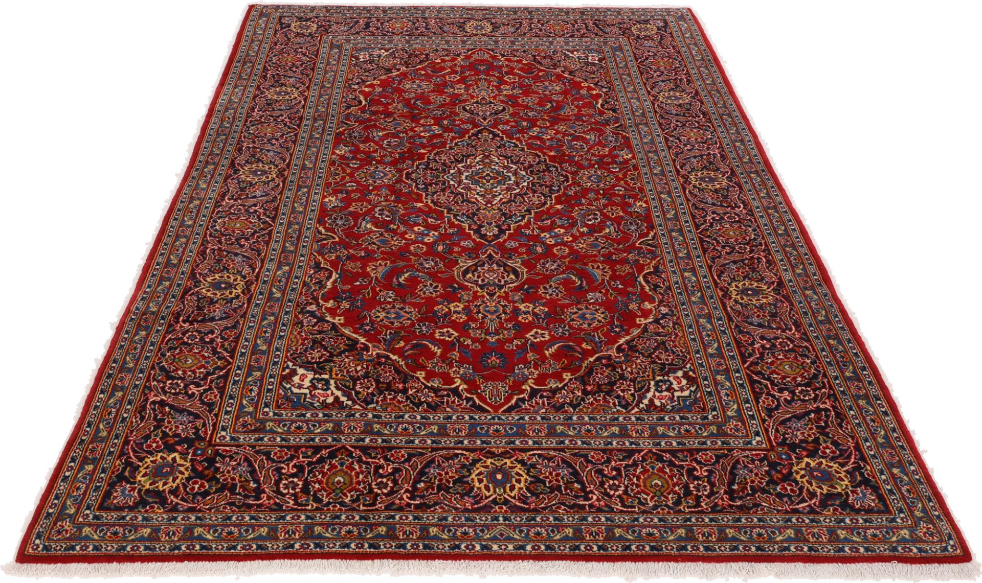 Kashan Perserteppich aus Iran, 187 × 317 cm