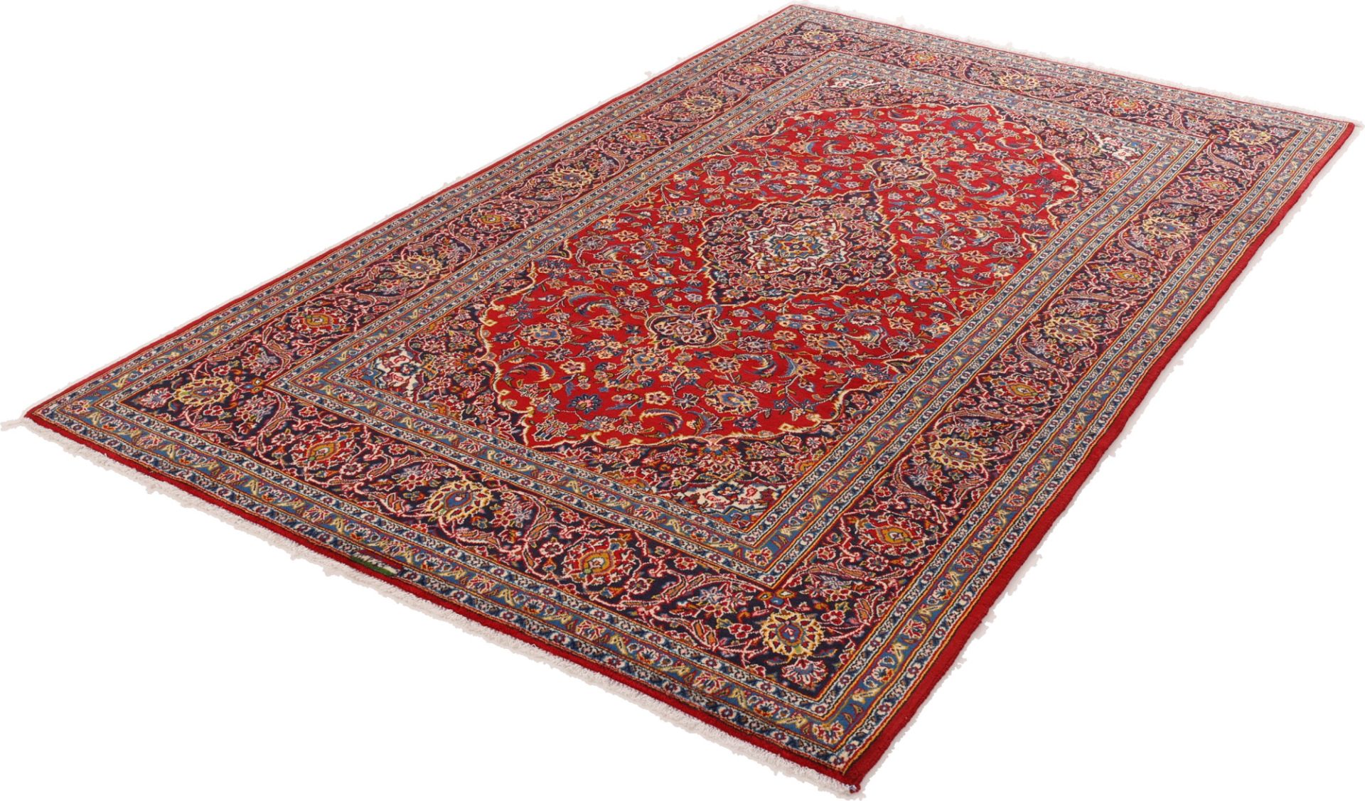 Kashan Perserteppich aus Iran, 187 × 317 cm
