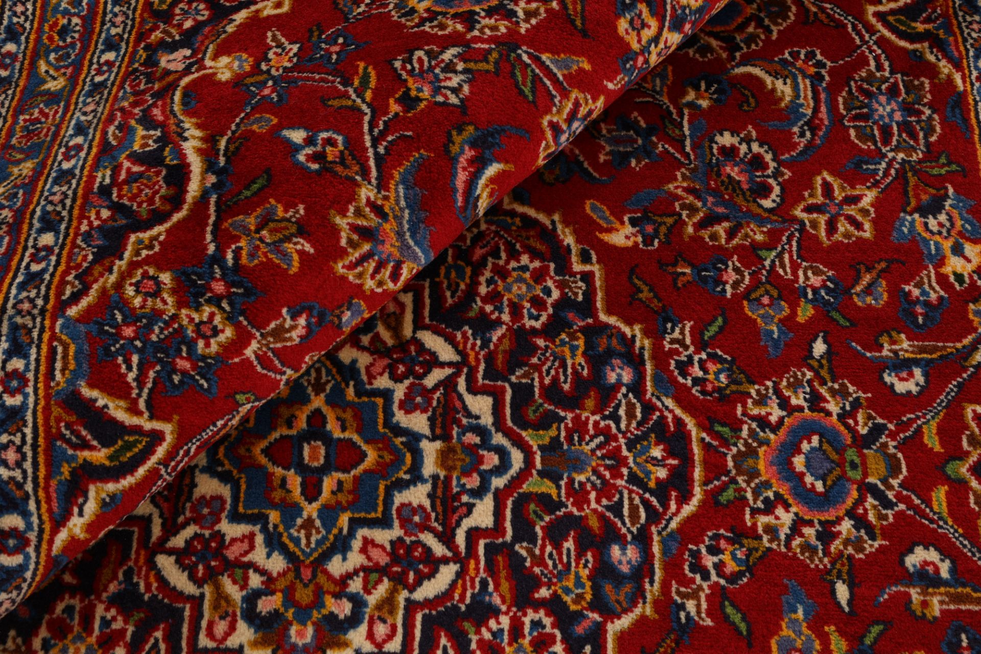 Kashan Perserteppich aus Iran, 187 × 317 cm