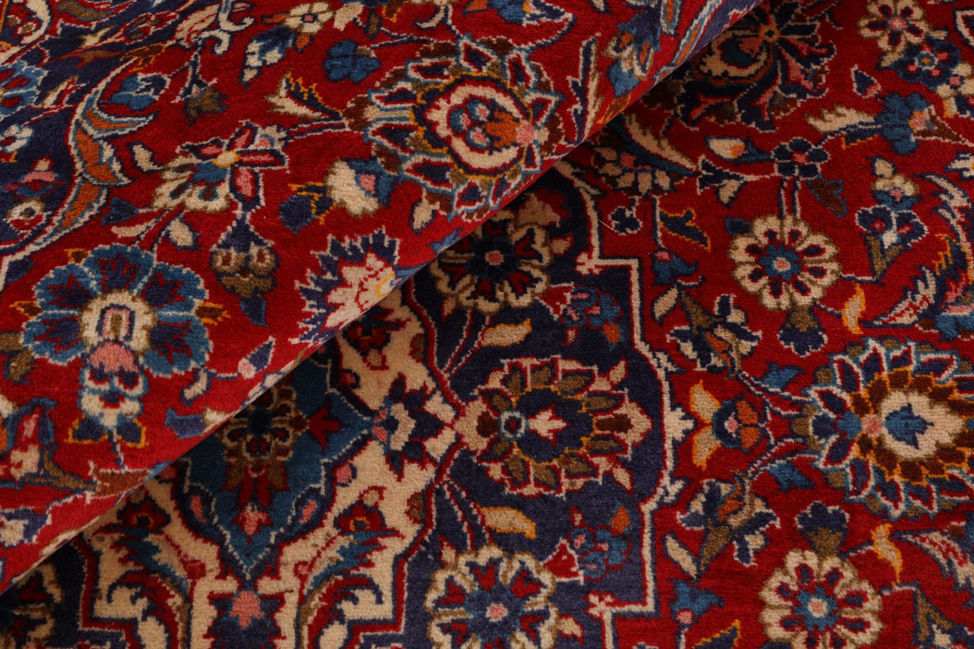 Kashan Perserteppich aus Iran, 202 × 302 cm