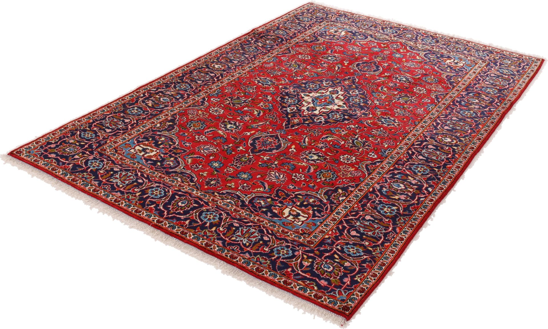 Handgeknüpfter Kashan Perserteppich 200 × 300 cm