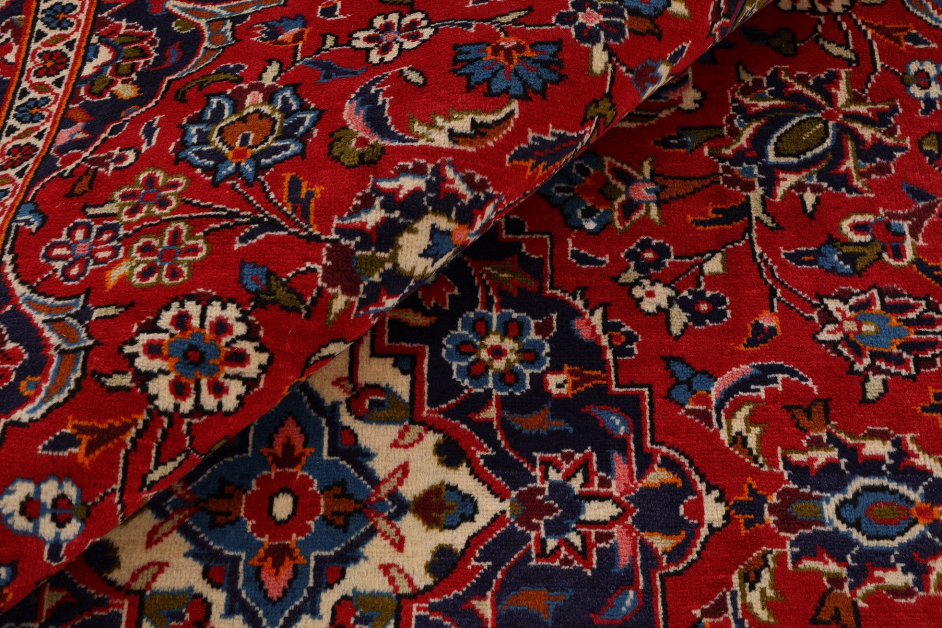 Handgeknüpfter Kashan Perserteppich 200 × 300 cm