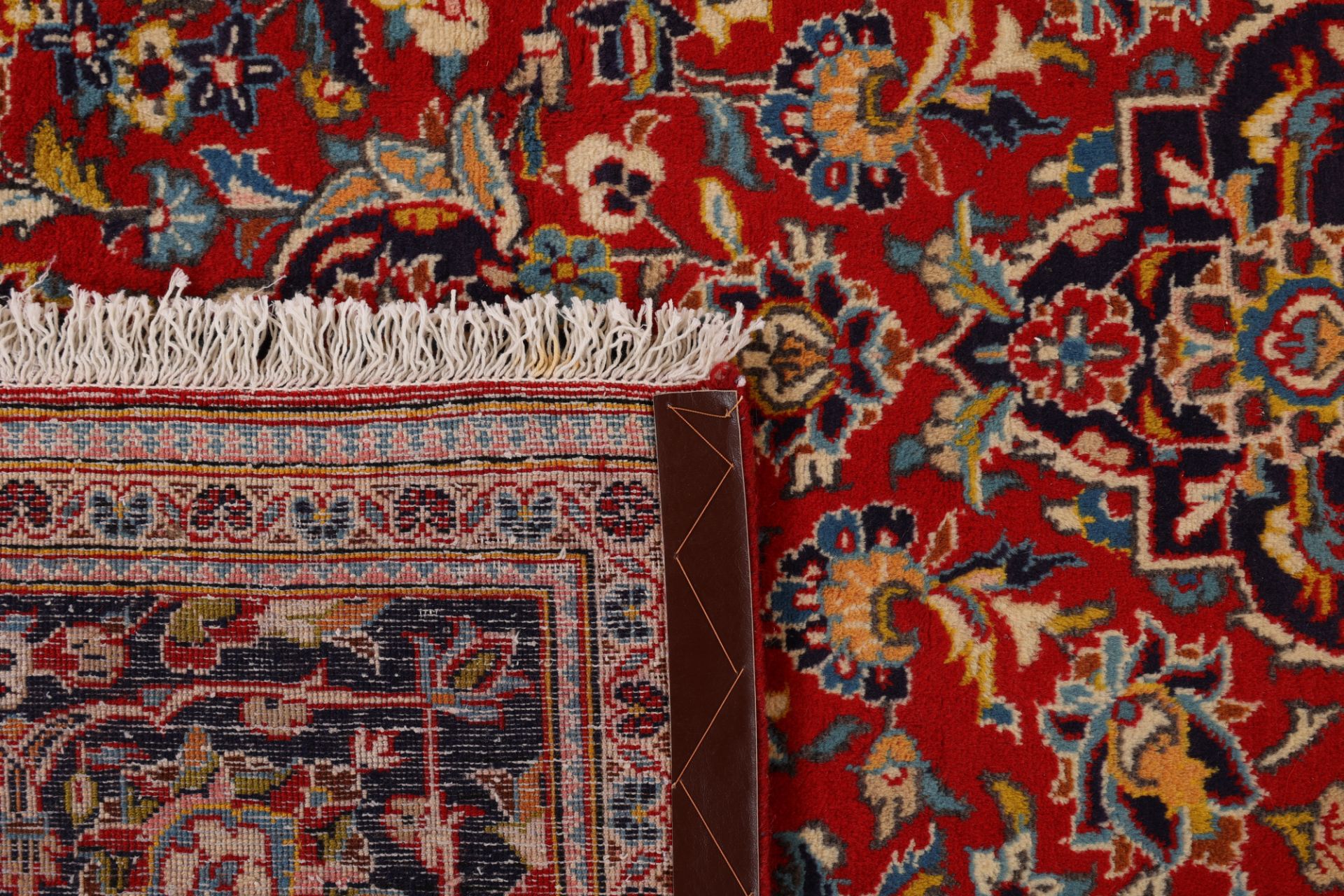 Kashan Perserteppich 197 × 302 cm aus Wolle, handgeknüpft