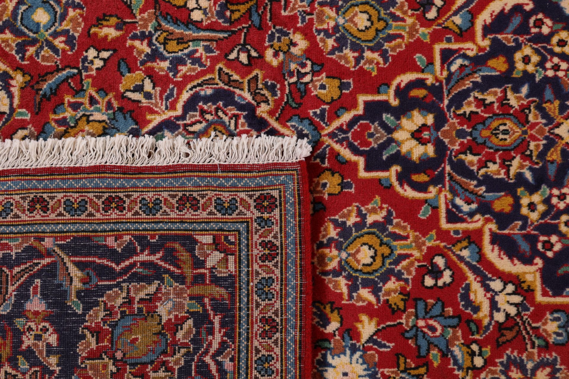 Kashan Perserteppich 194 × 300 cm aus Wolle, handgeknüpft