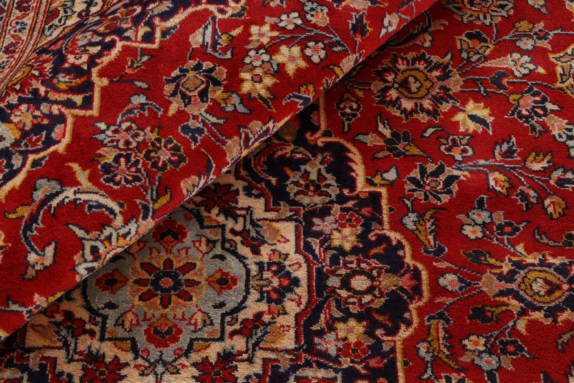 Handgeknüpfter Kashan Perserteppich 202 × 308 cm