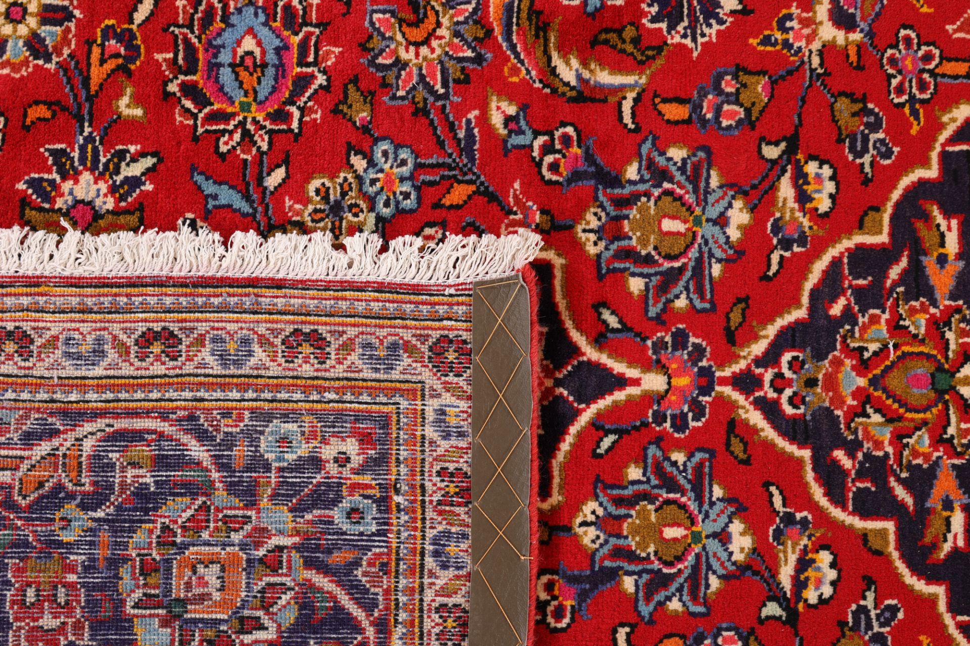Handgeknüpfter Kashan Perserteppich, 205 × 320 cm, Wolle