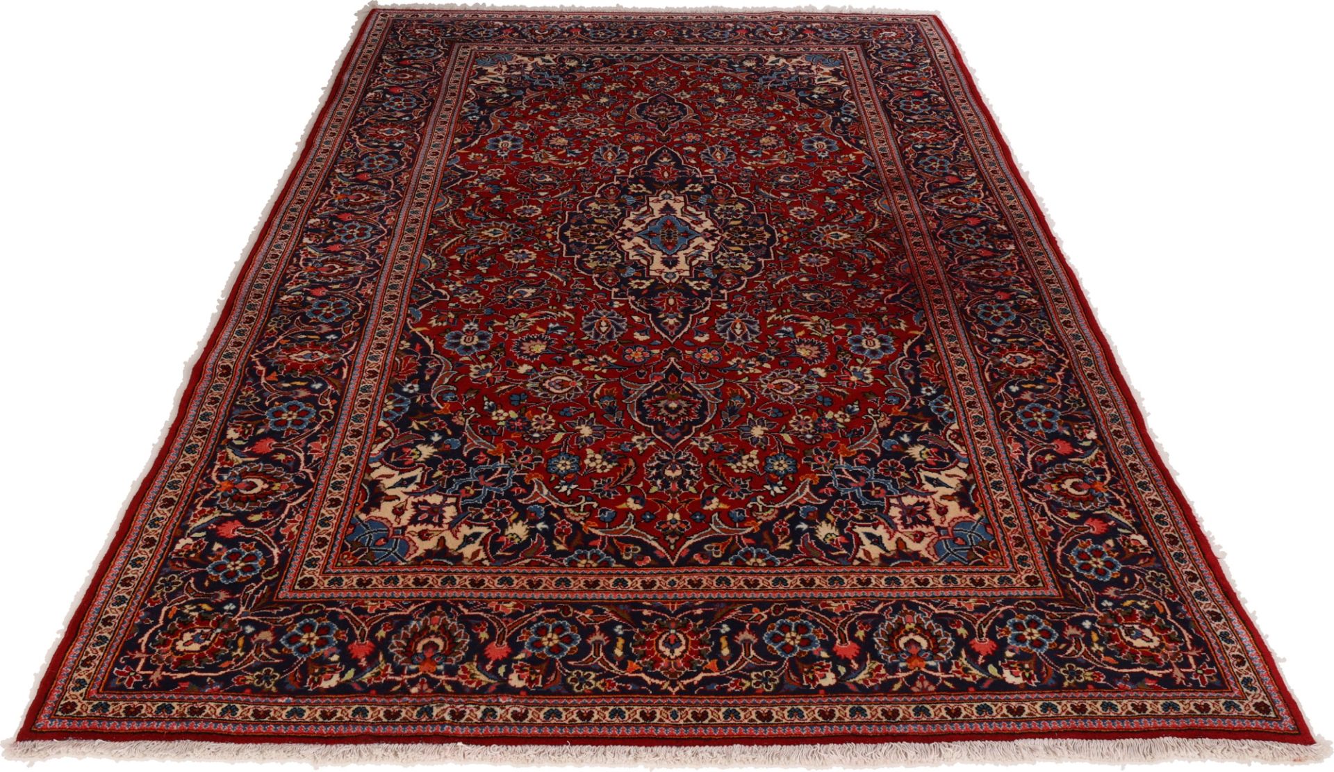 perserteppich-kashan-197-x-330-cm-schurwolle-handgeknupft-12 Handgeknüpfter Kashan Perserteppich 197 × 330 cm