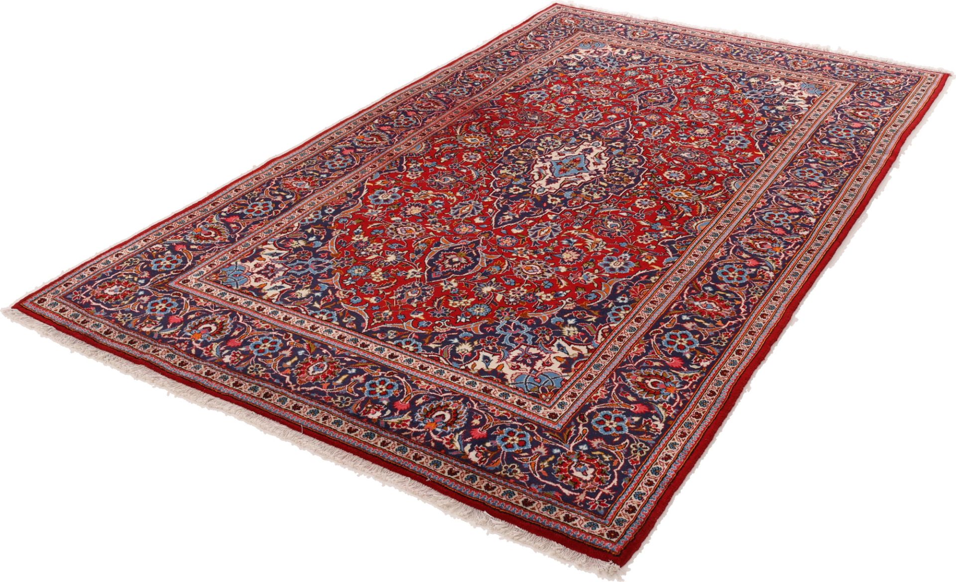 perserteppich-kashan-197-x-330-cm-schurwolle-handgeknupft-20 Handgeknüpfter Kashan Perserteppich 197 × 330 cm