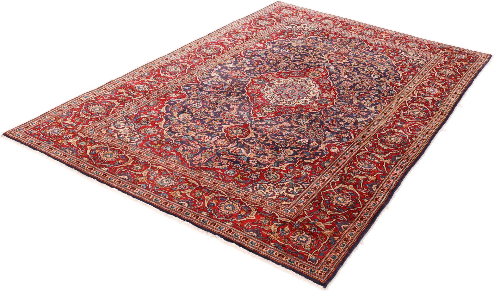 Kashan Perserteppich aus Iran, 198 × 297 cm
