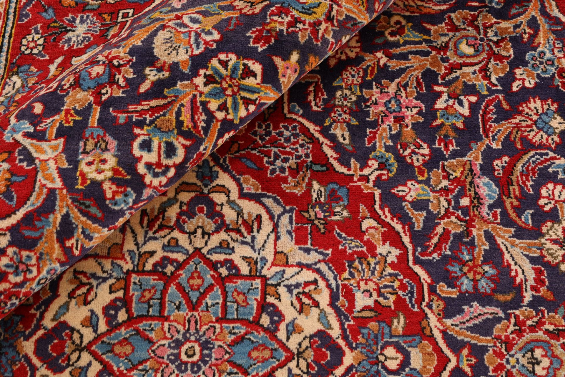 Kashan Perserteppich aus Iran, 198 × 297 cm