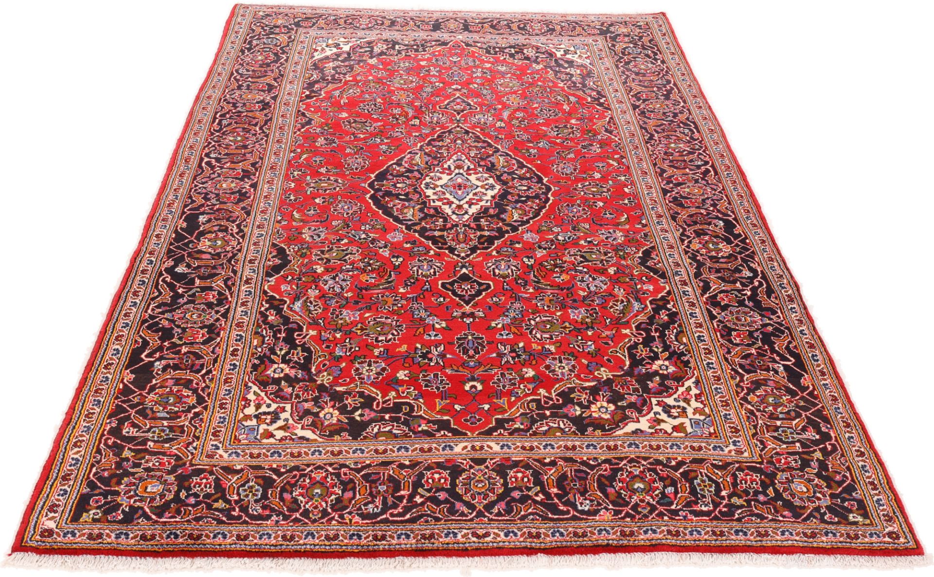 Kashan Perserteppich aus Iran, 202 × 334 cm