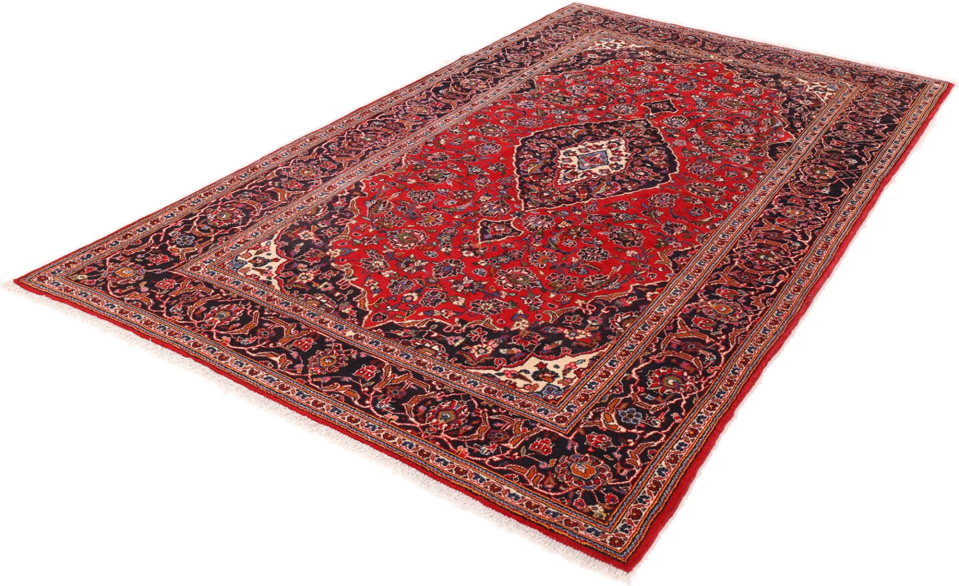 Kashan Perserteppich aus Iran, 202 × 334 cm