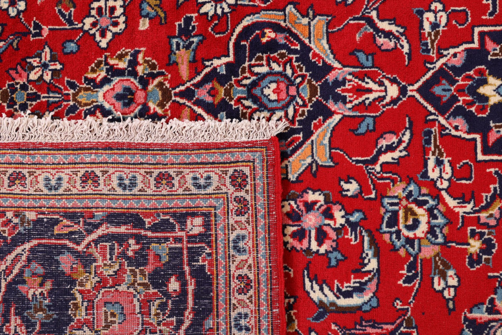 Handgeknüpfter Kashan Perserteppich, 200 × 310 cm, Wolle