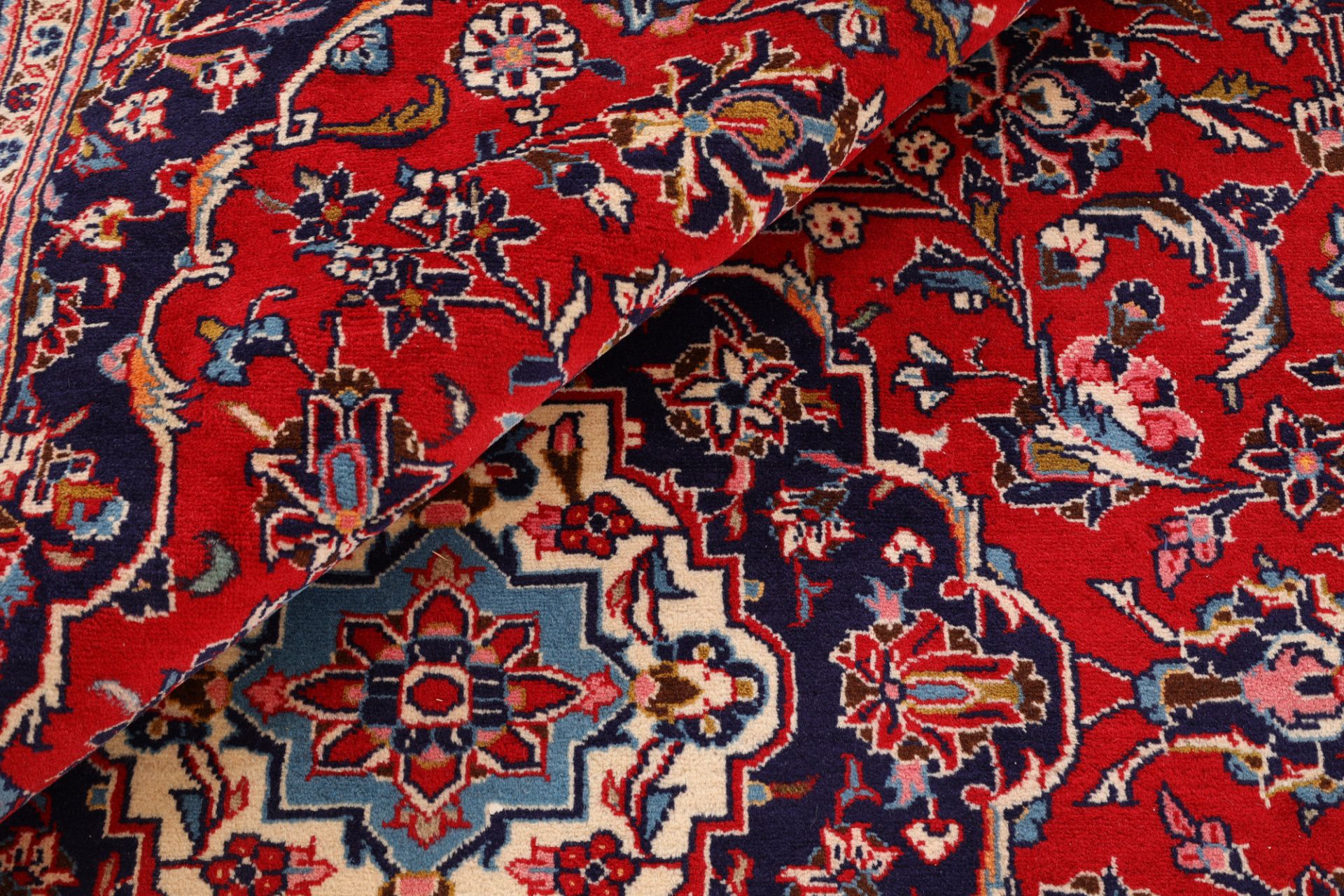 Handgeknüpfter Kashan Perserteppich, 200 × 310 cm, Wolle