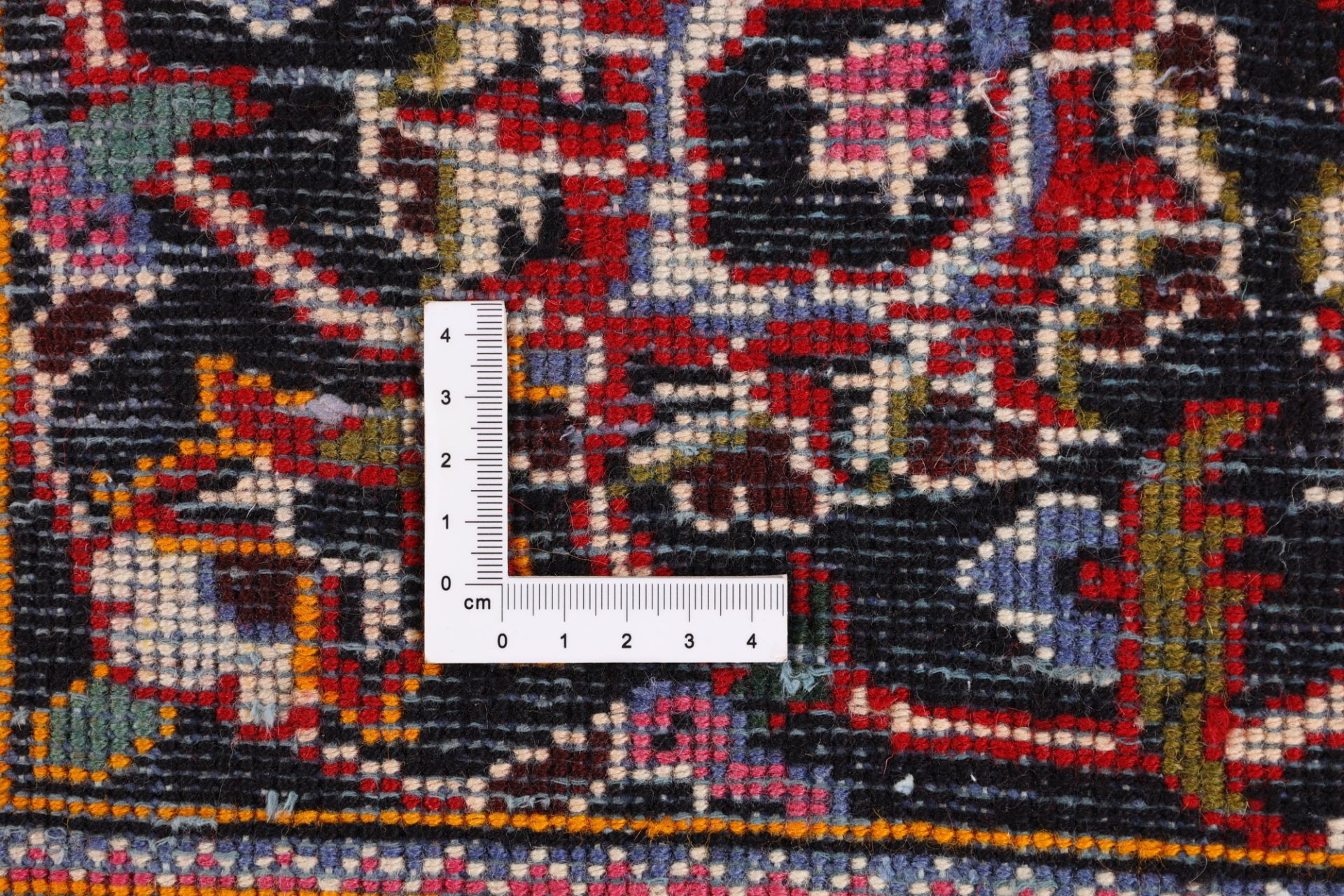 Handgeknüpfter Kashan Perserteppich, 206 × 305 cm, Wolle & Seide