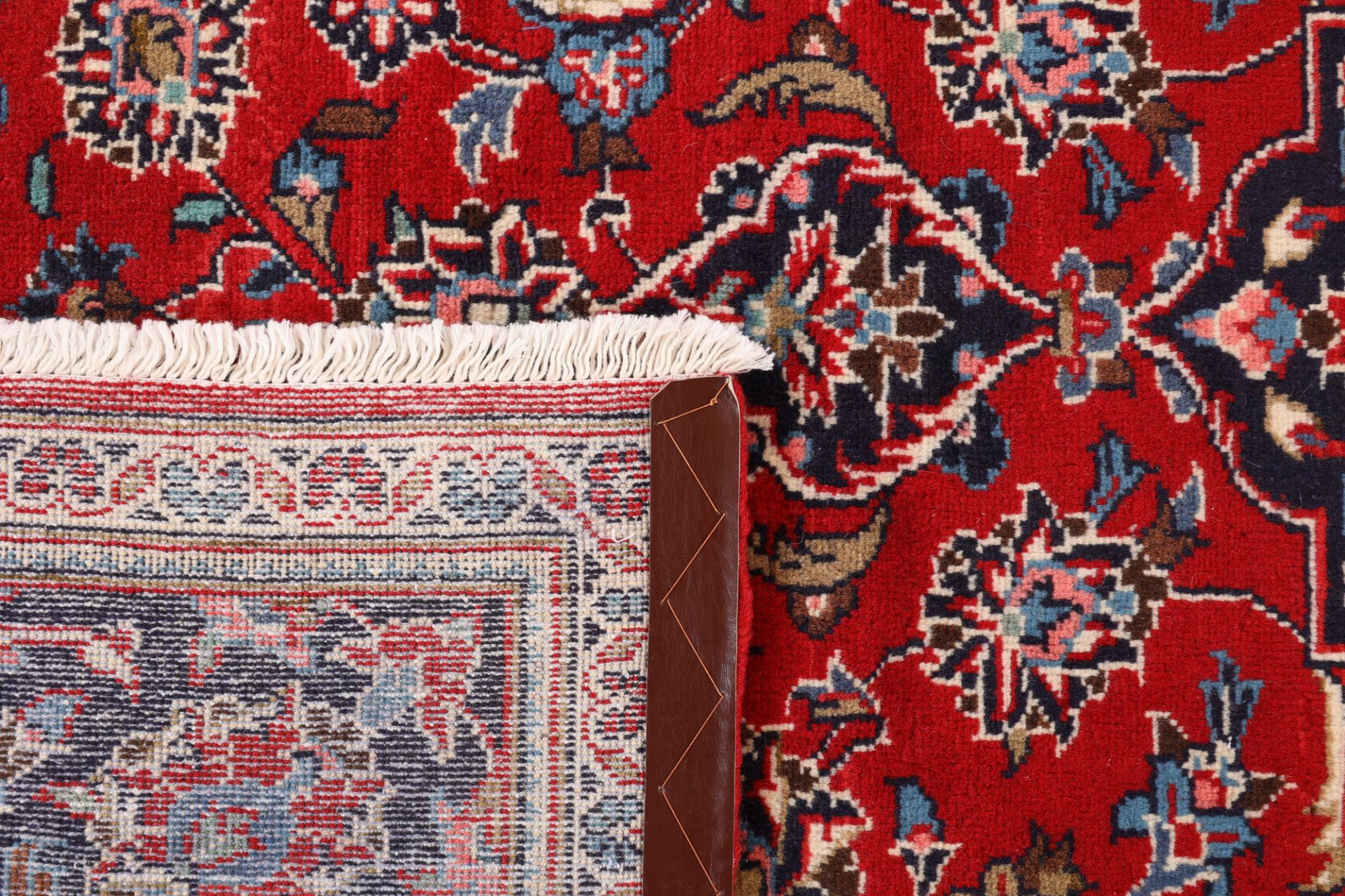 Kashan Perserteppich 195 × 301 cm aus Wolle, handgeknüpft