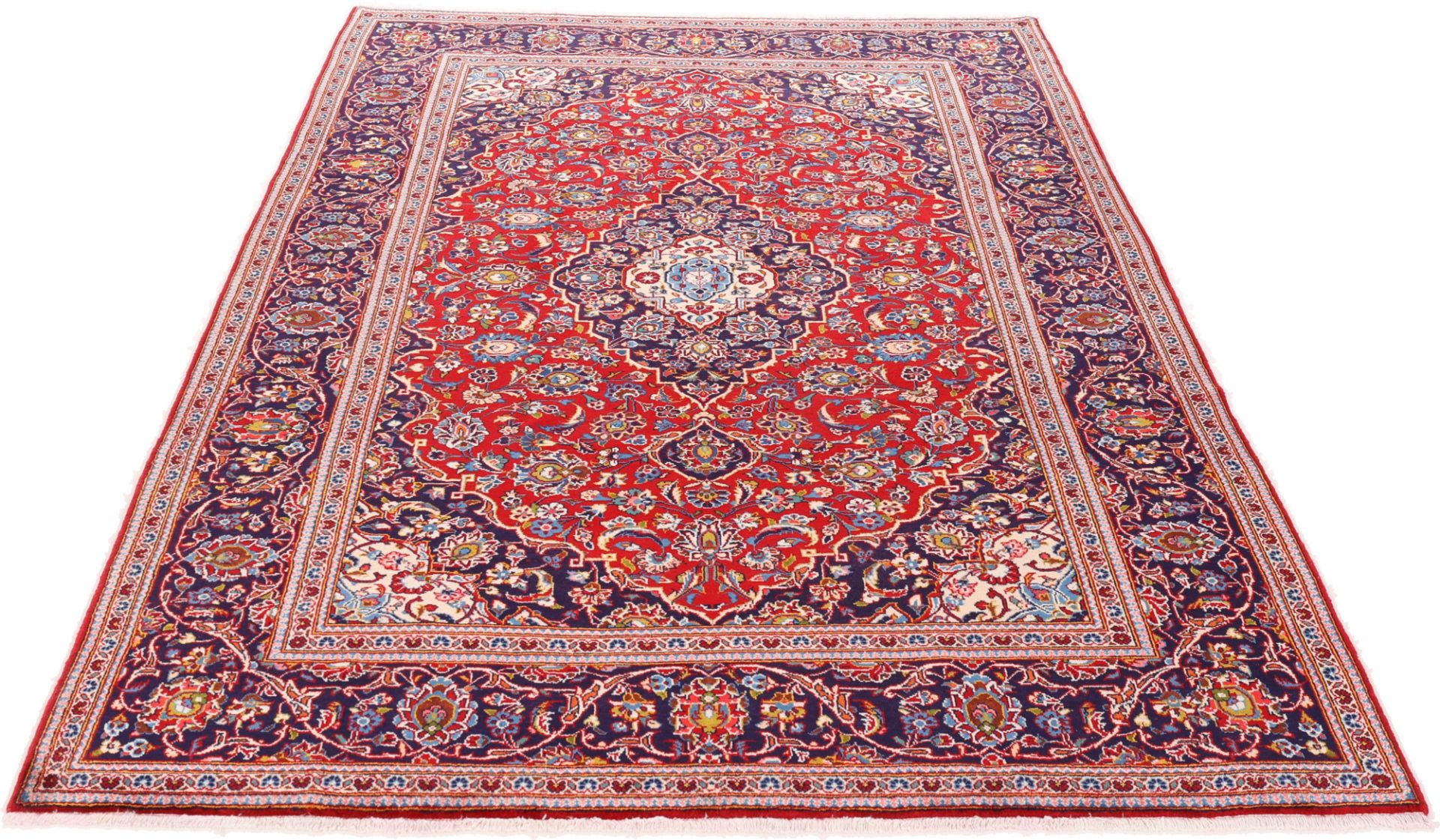 Kashan Perserteppich aus Iran, 200 × 298 cm