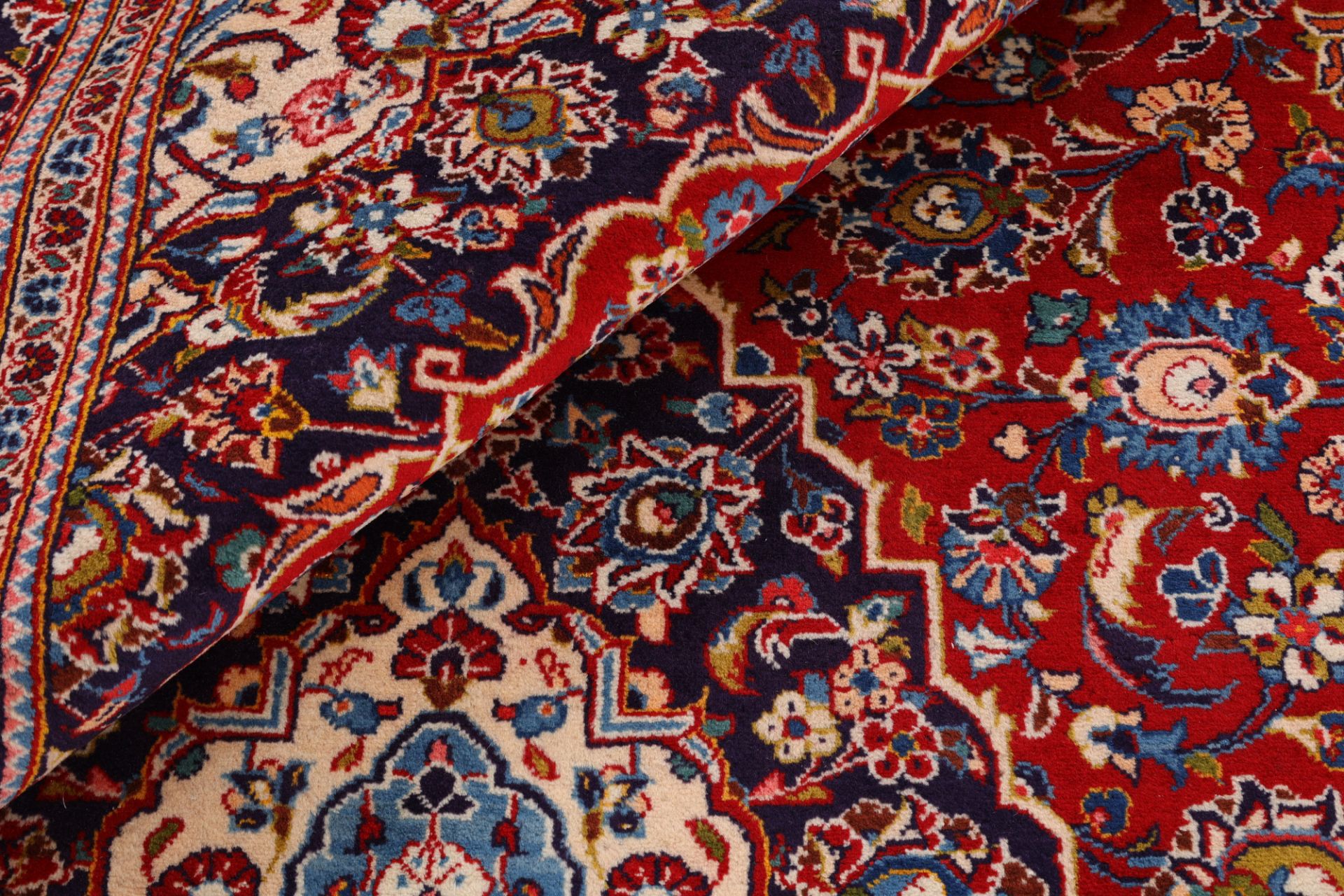 Kashan Perserteppich aus Iran, 200 × 298 cm