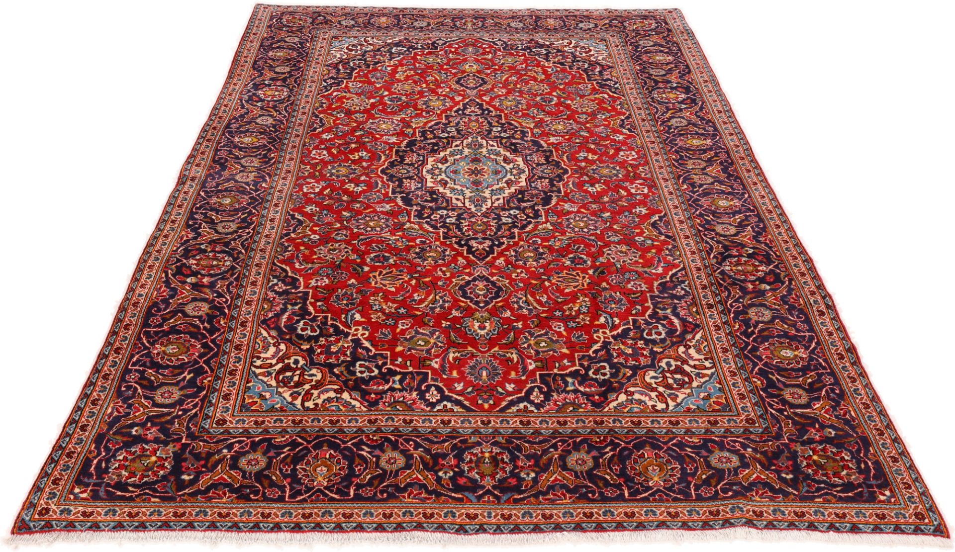 Kashan Perserteppich aus Iran, 202 × 310 cm