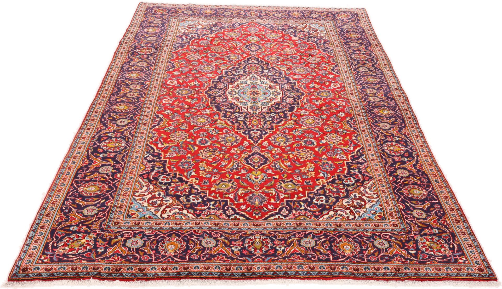 Kashan Perserteppich aus Iran, 202 × 310 cm